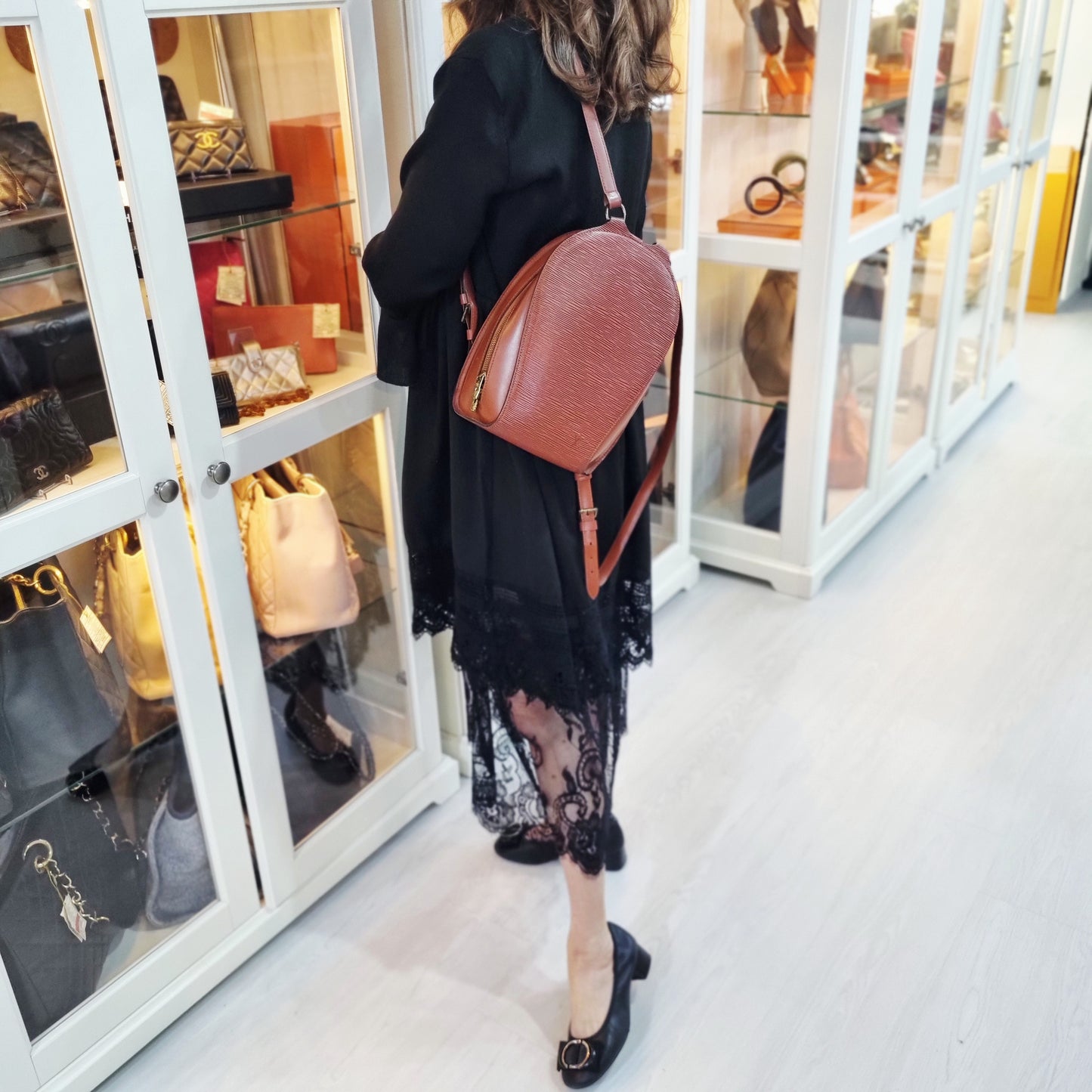 Louis Vuitton Mabillon Backpack Epi Leather (Brown)