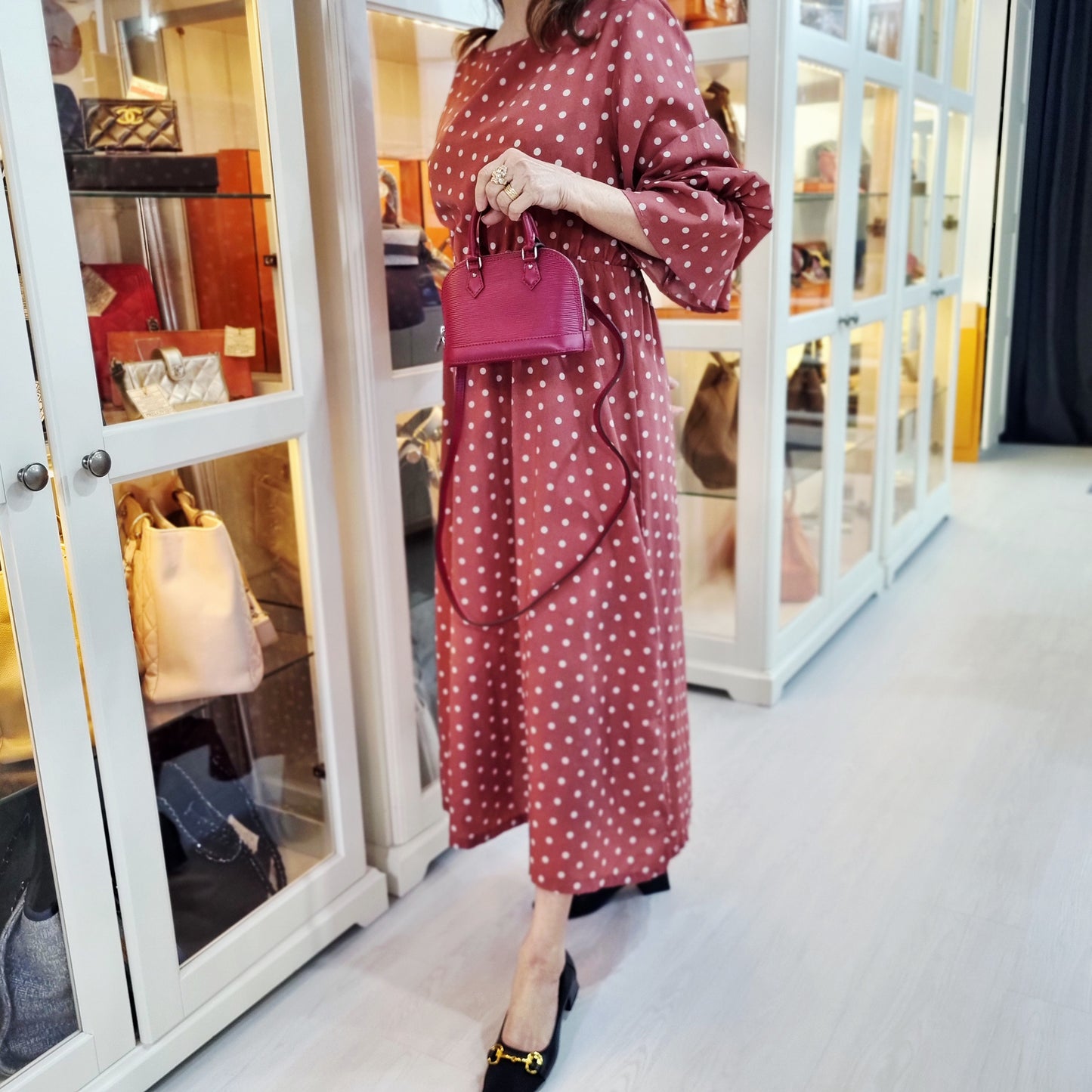 Louis Vuitton Alma Nano Epi Shw (Red)