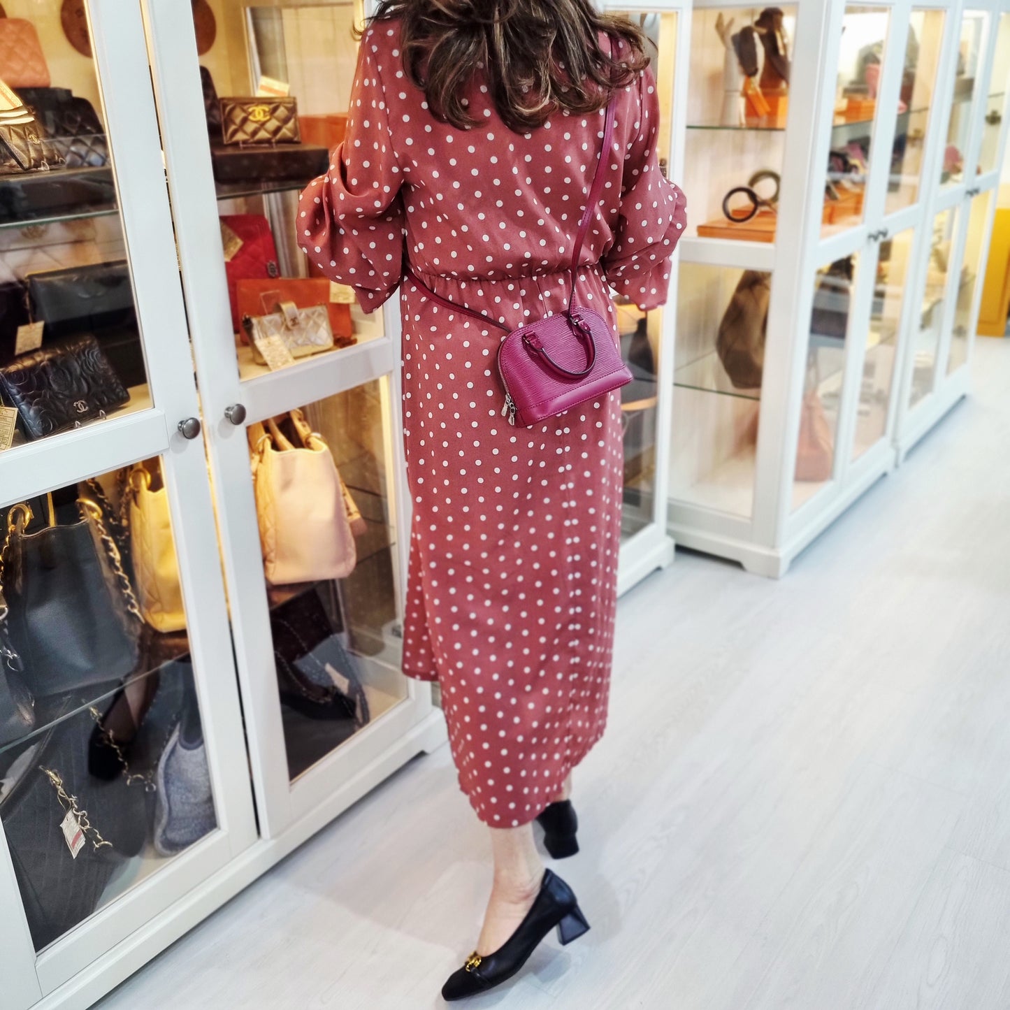 Louis Vuitton Alma Nano Epi Shw (Red)