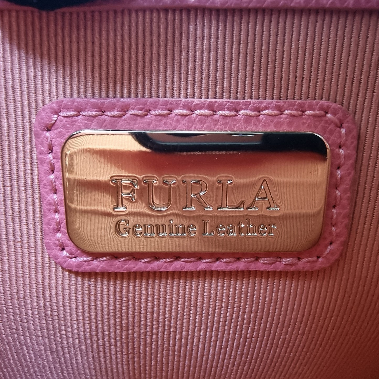 Furla Julia Mini Leather Crossbody Ghw (Pink)