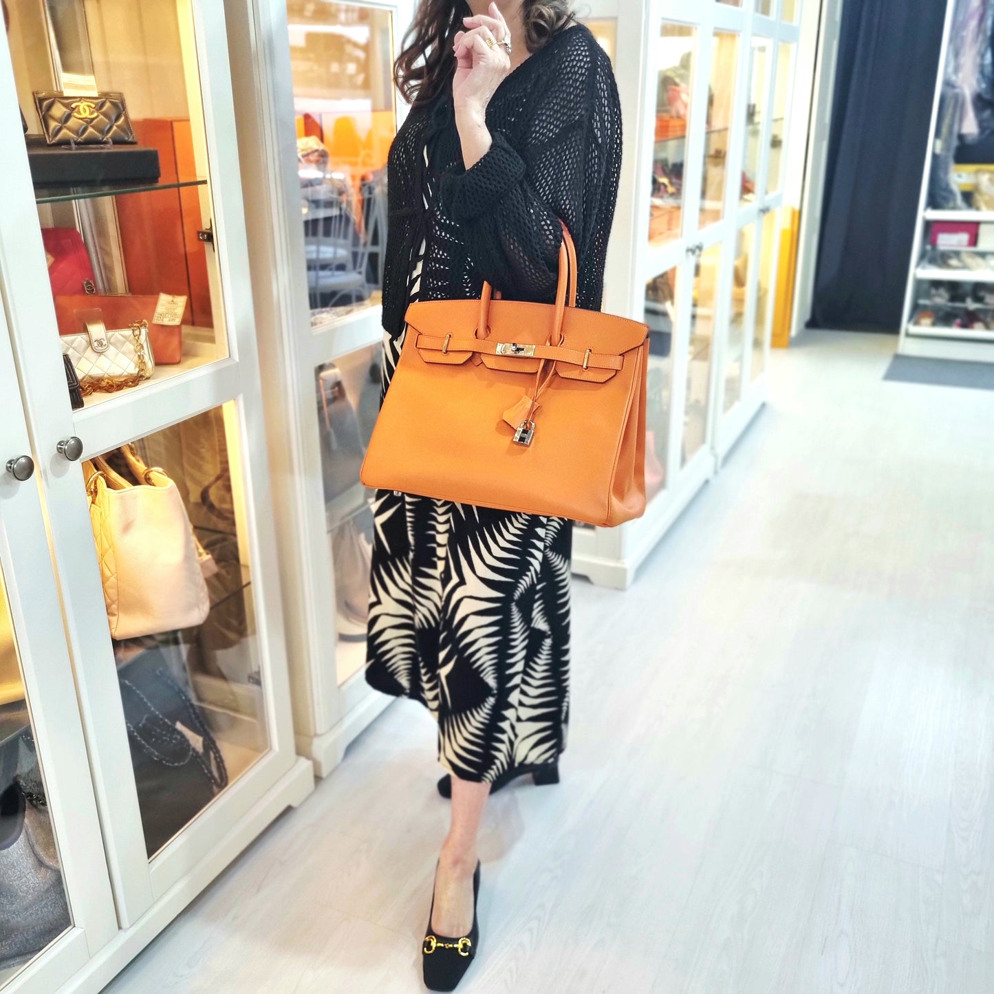 Hermes Birkin 35 Epsom Leather Phw (Orange)