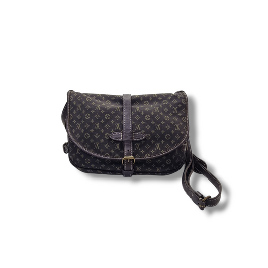 Louis Vuitton Saumur 30 Monogram Mini Lin Ghw (Black)