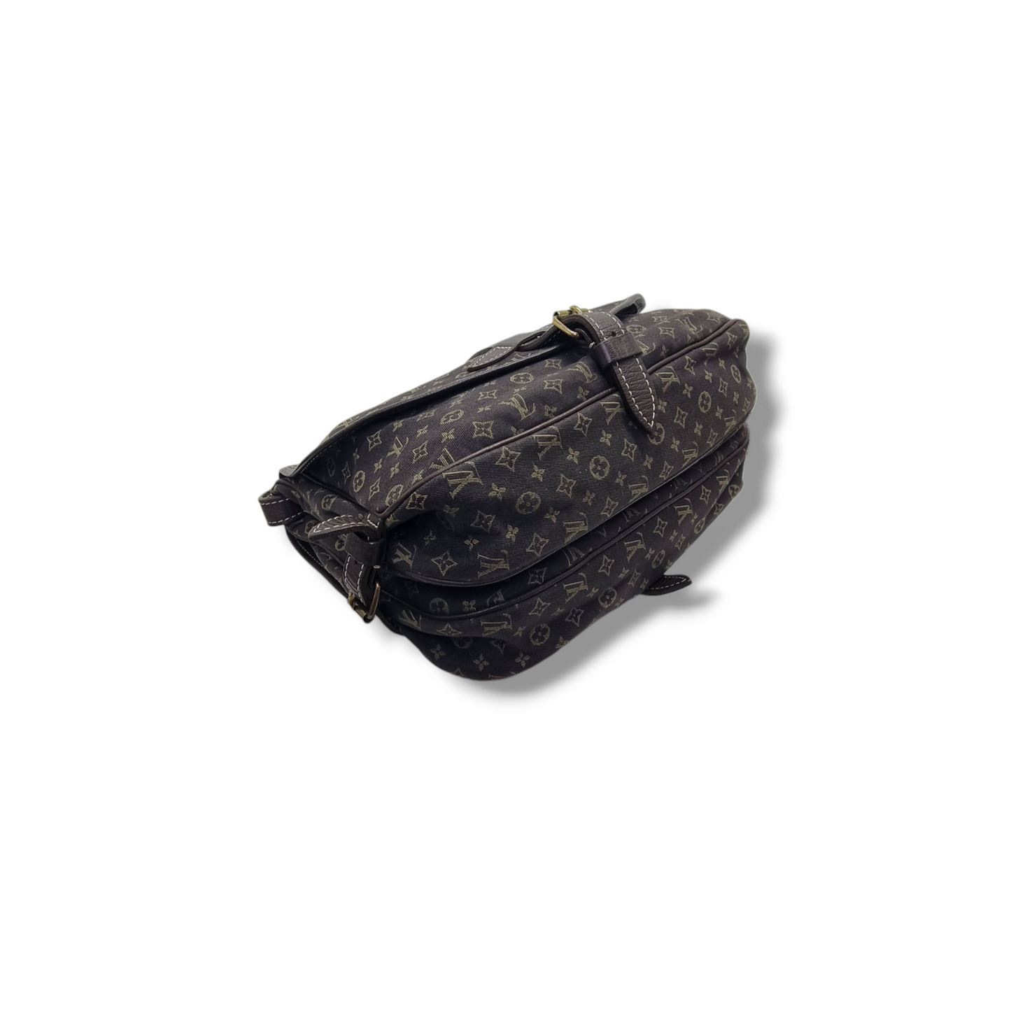 Louis Vuitton Saumur 30 Monogram Mini Lin Ghw (Black)