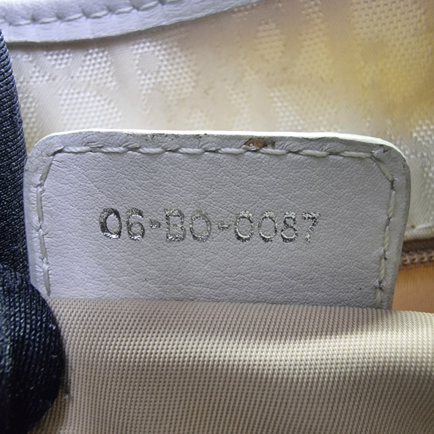 Christian Dior Diorissimo Trotter Nylon Shoulder Bag Shw (Cream)