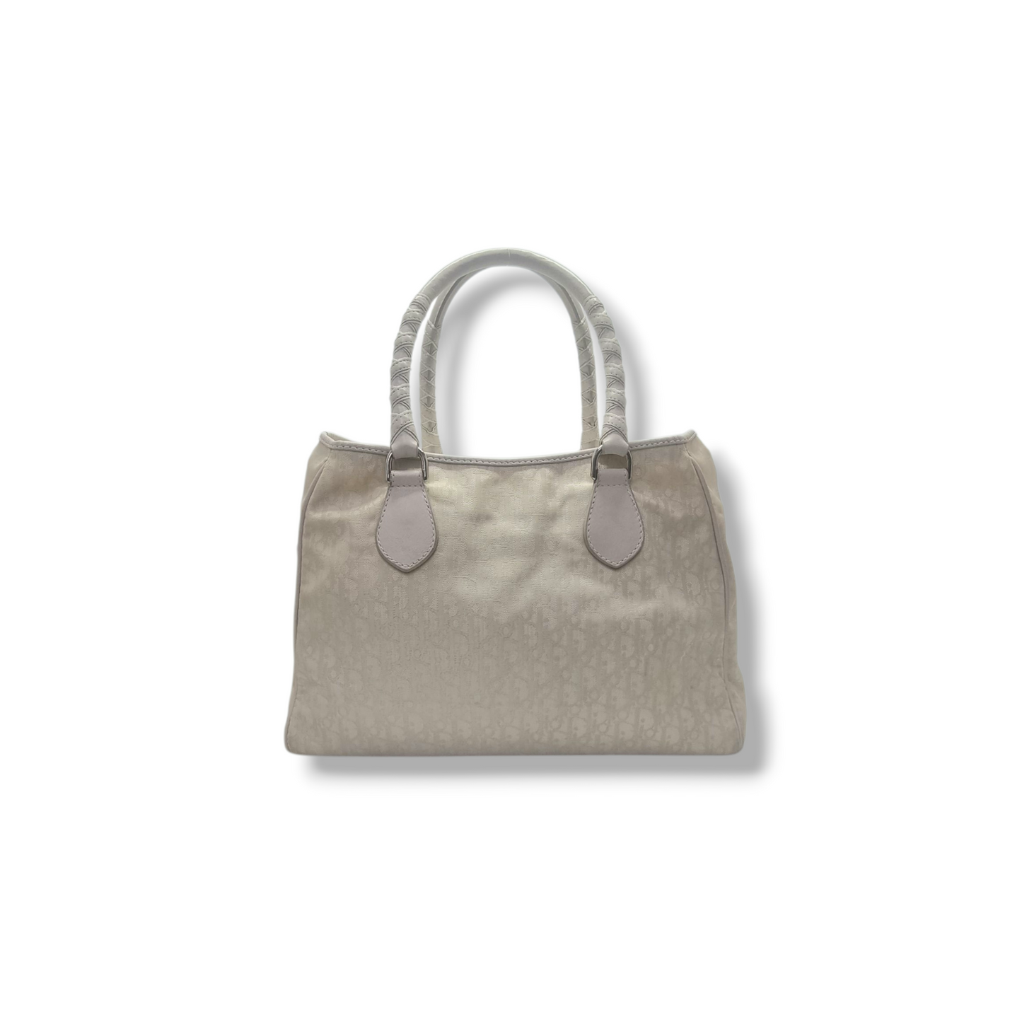 Christian Dior Diorissimo Trotter Nylon Shoulder Bag Shw (Cream)