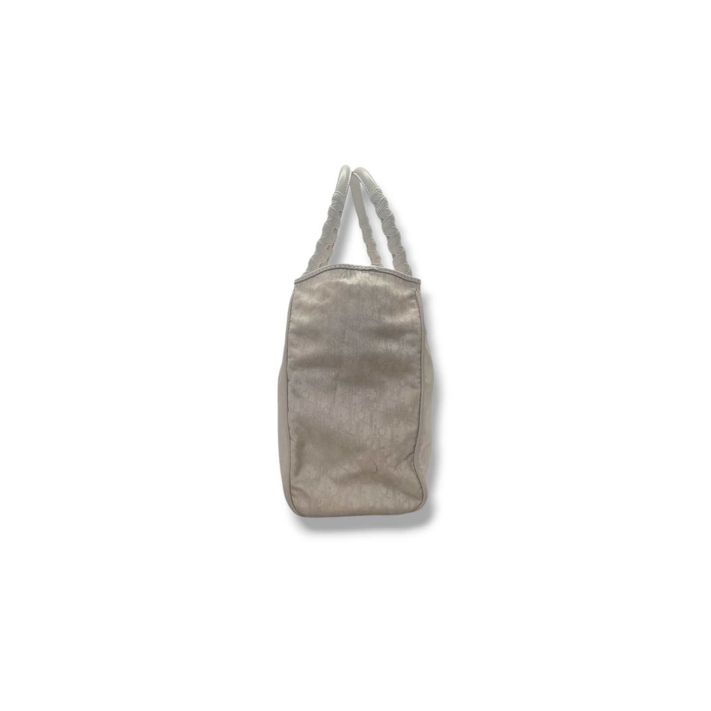 Christian Dior Diorissimo Trotter Nylon Shoulder Bag Shw (Cream)