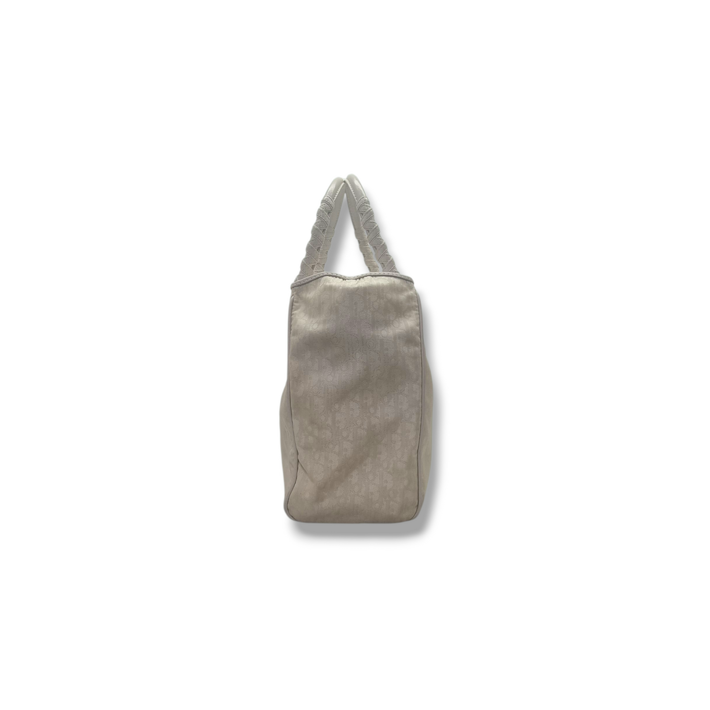 Christian Dior Diorissimo Trotter Nylon Shoulder Bag Shw (Cream)