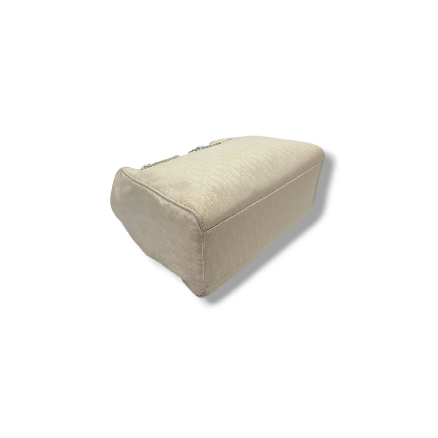 Christian Dior Diorissimo Trotter Nylon Shoulder Bag Shw (Cream)