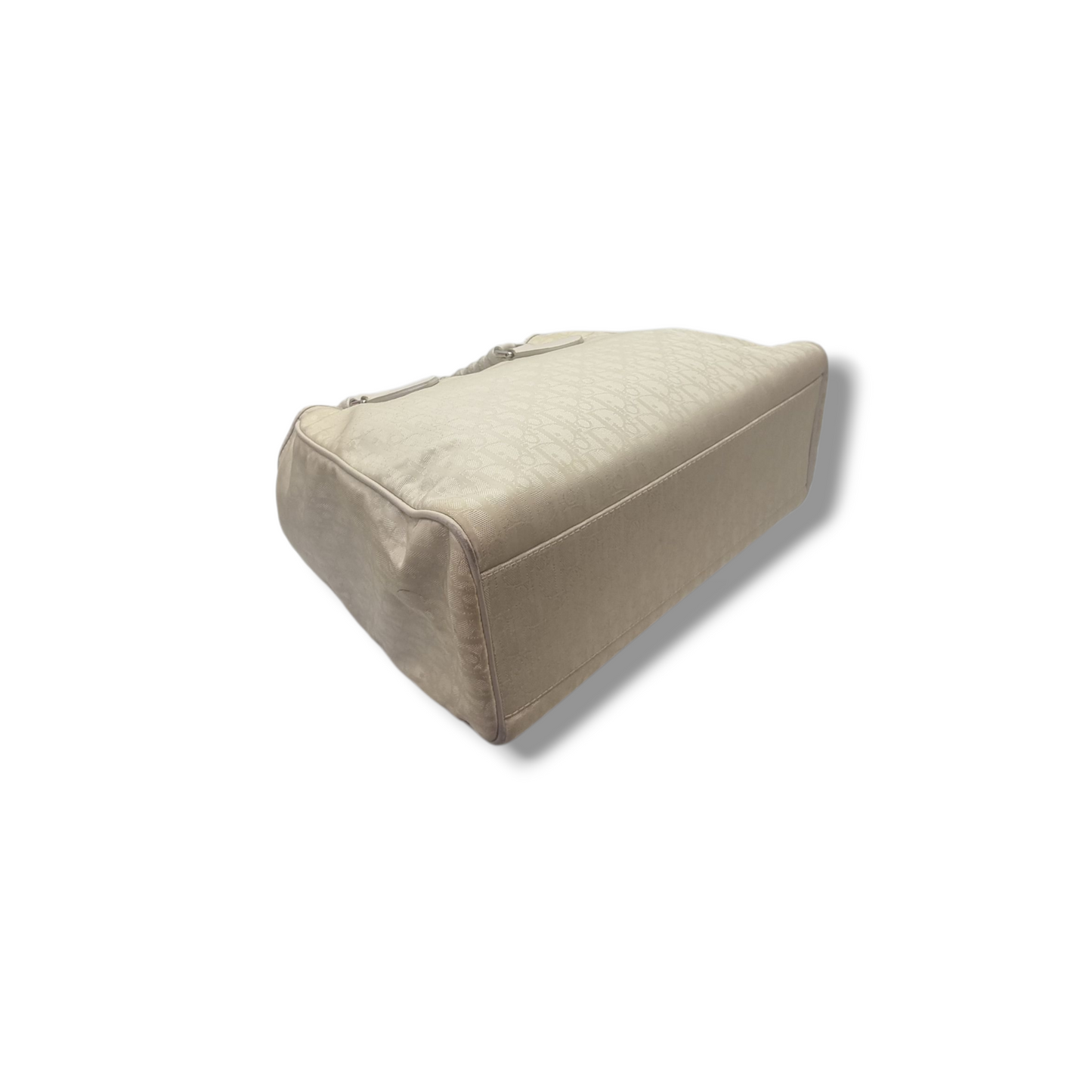 Christian Dior Diorissimo Trotter Nylon Shoulder Bag Shw (Cream)