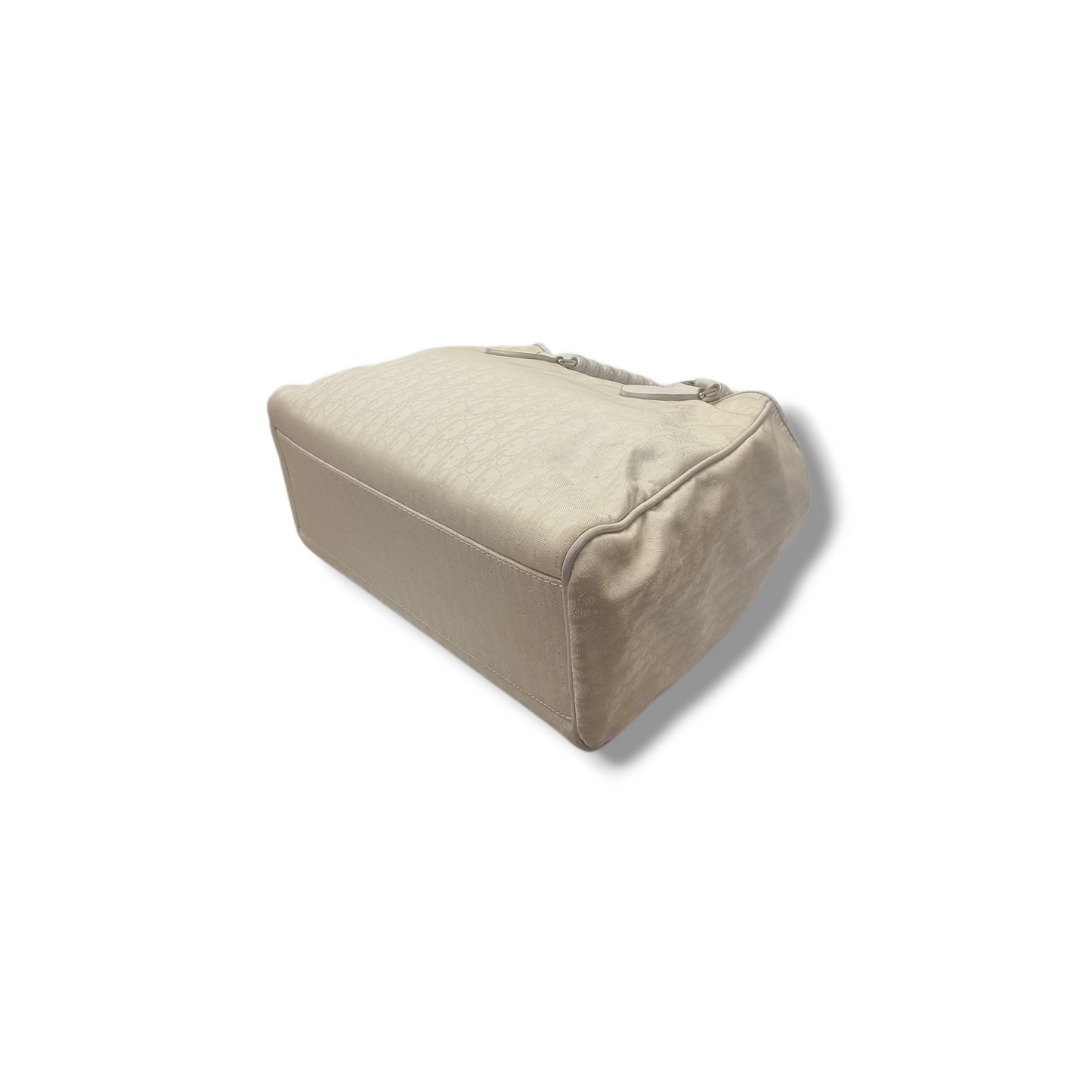 Christian Dior Diorissimo Trotter Nylon Shoulder Bag Shw (Cream)