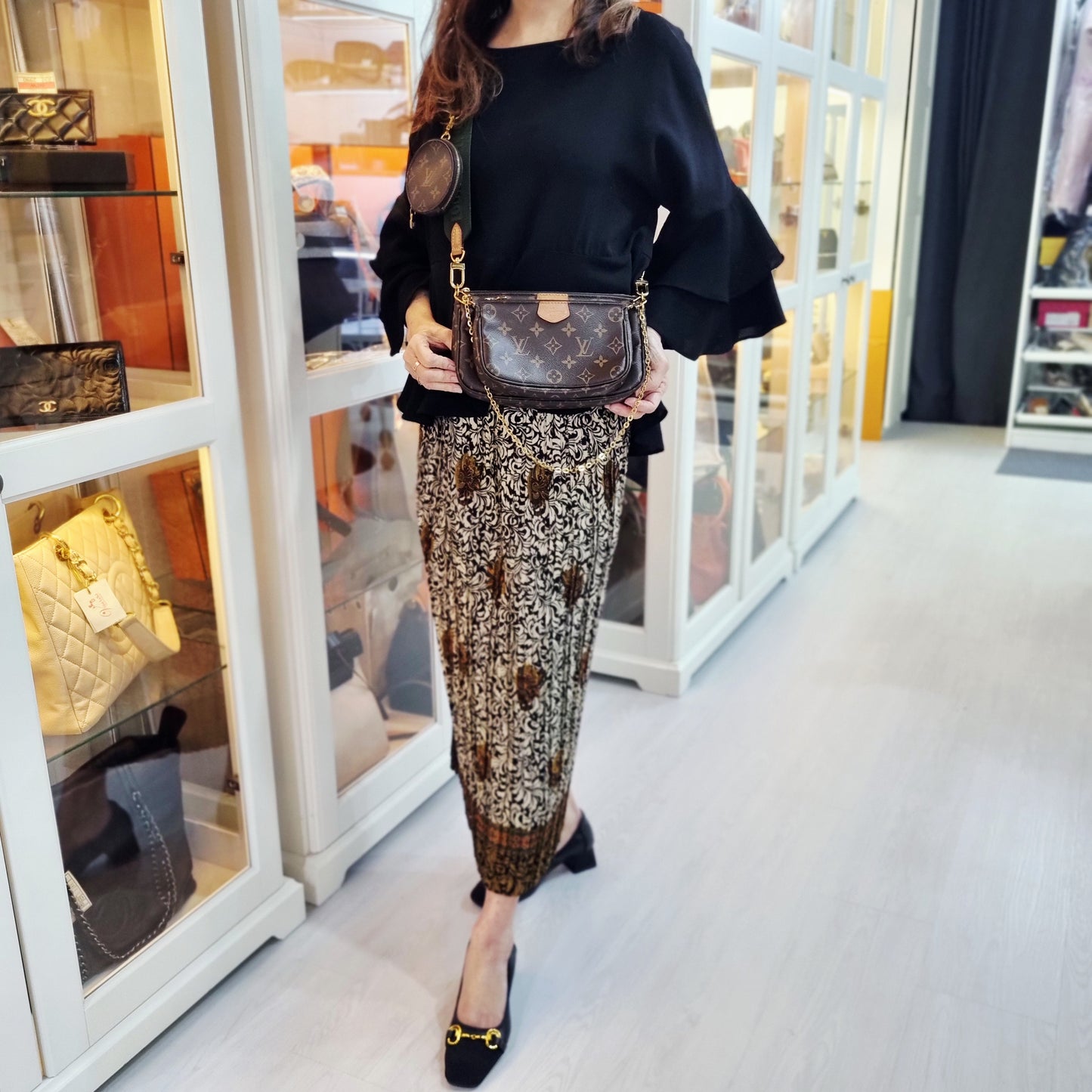 Louis Vuitton Multi Pochette Accessories Monogram Khaki Ghw