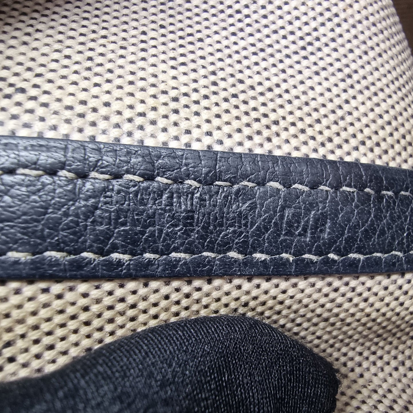 Hermes Garden Party Canvas 36 PM Palladium Coated Hardware (Beige/Black)