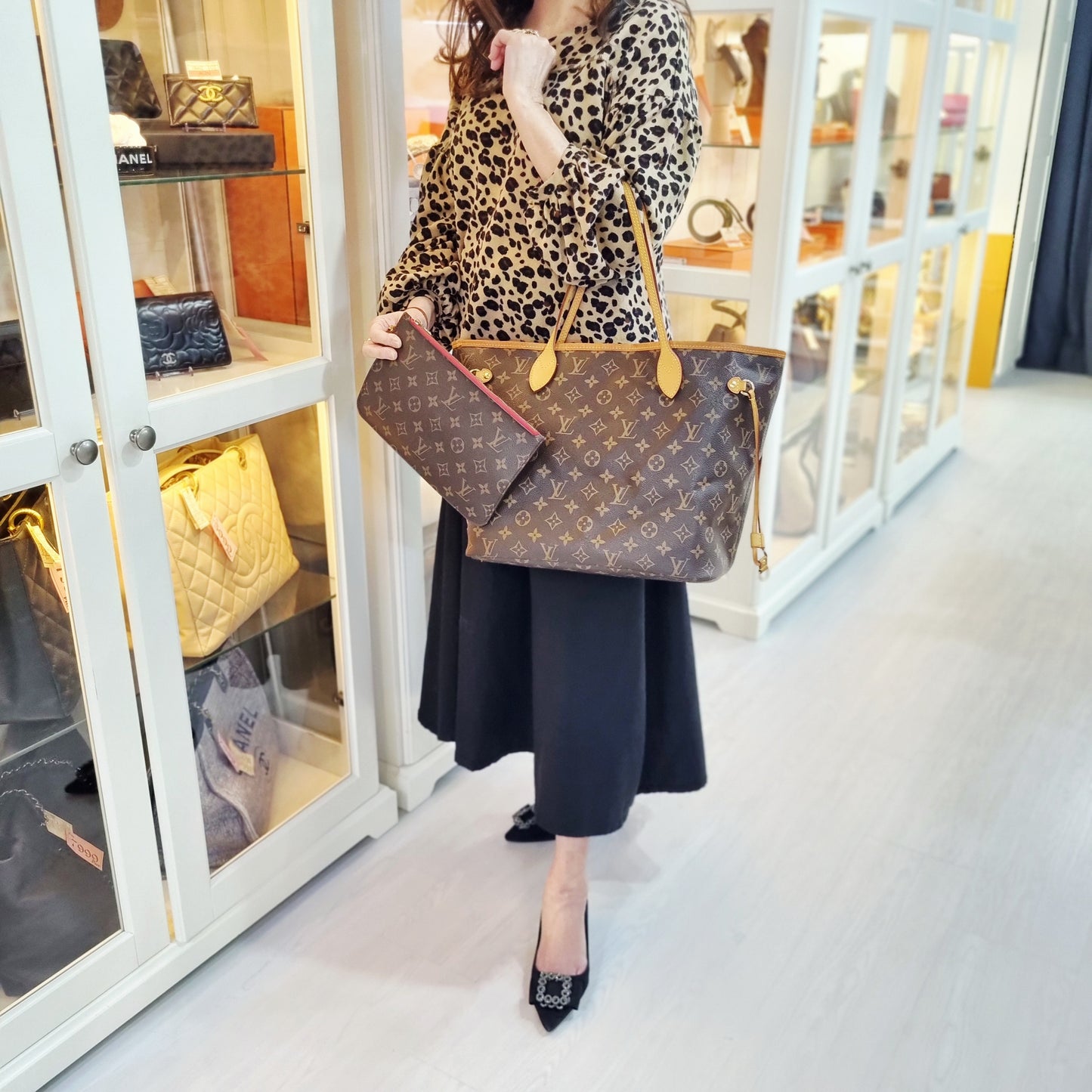 Louis Vuitton Neverful MM Monogram Ghw