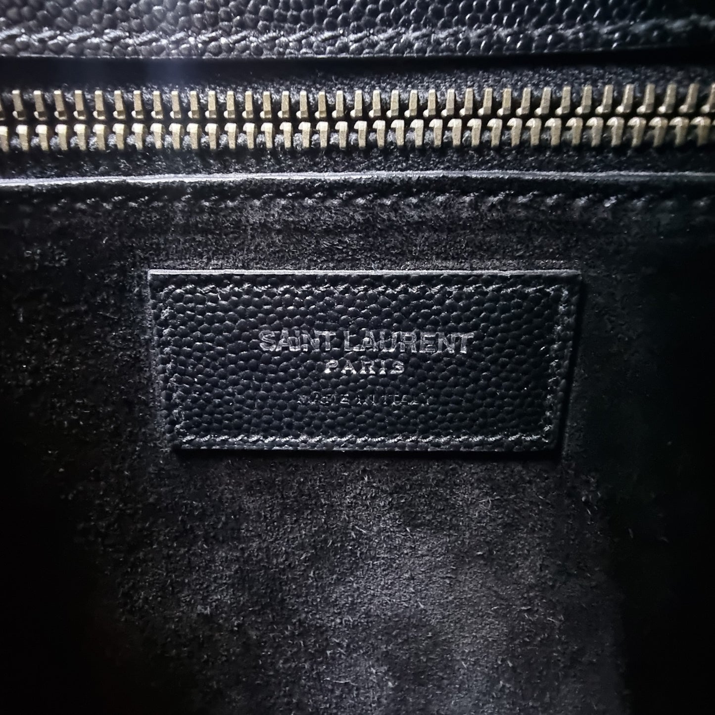 YSL Sac De Jour Studded Leather Tote Bag Shw (Black)