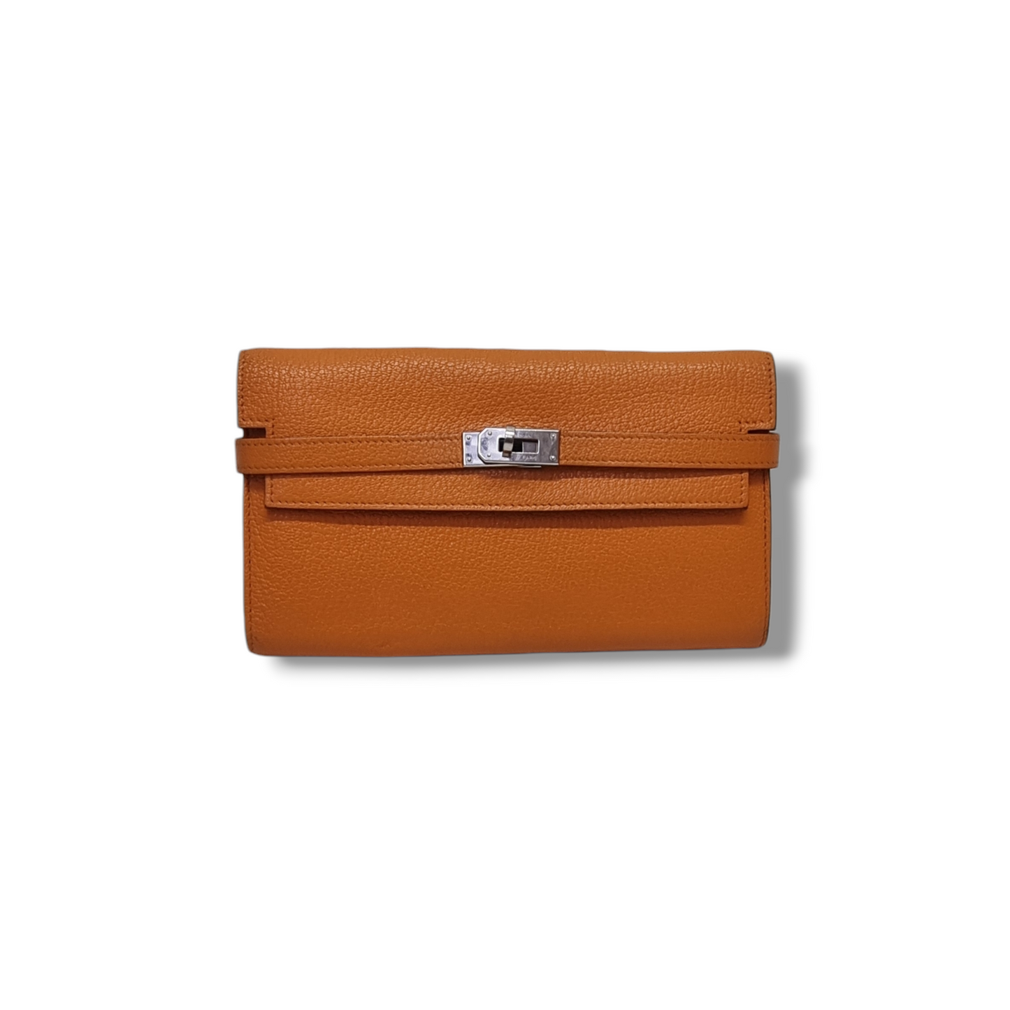 Hermes Kelly Wallet Togo Leather Phw (Orange)