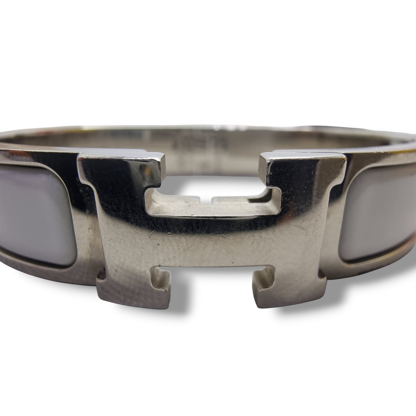 Hermes Clic Clac H Bracelet PM Phw  (Blanc)