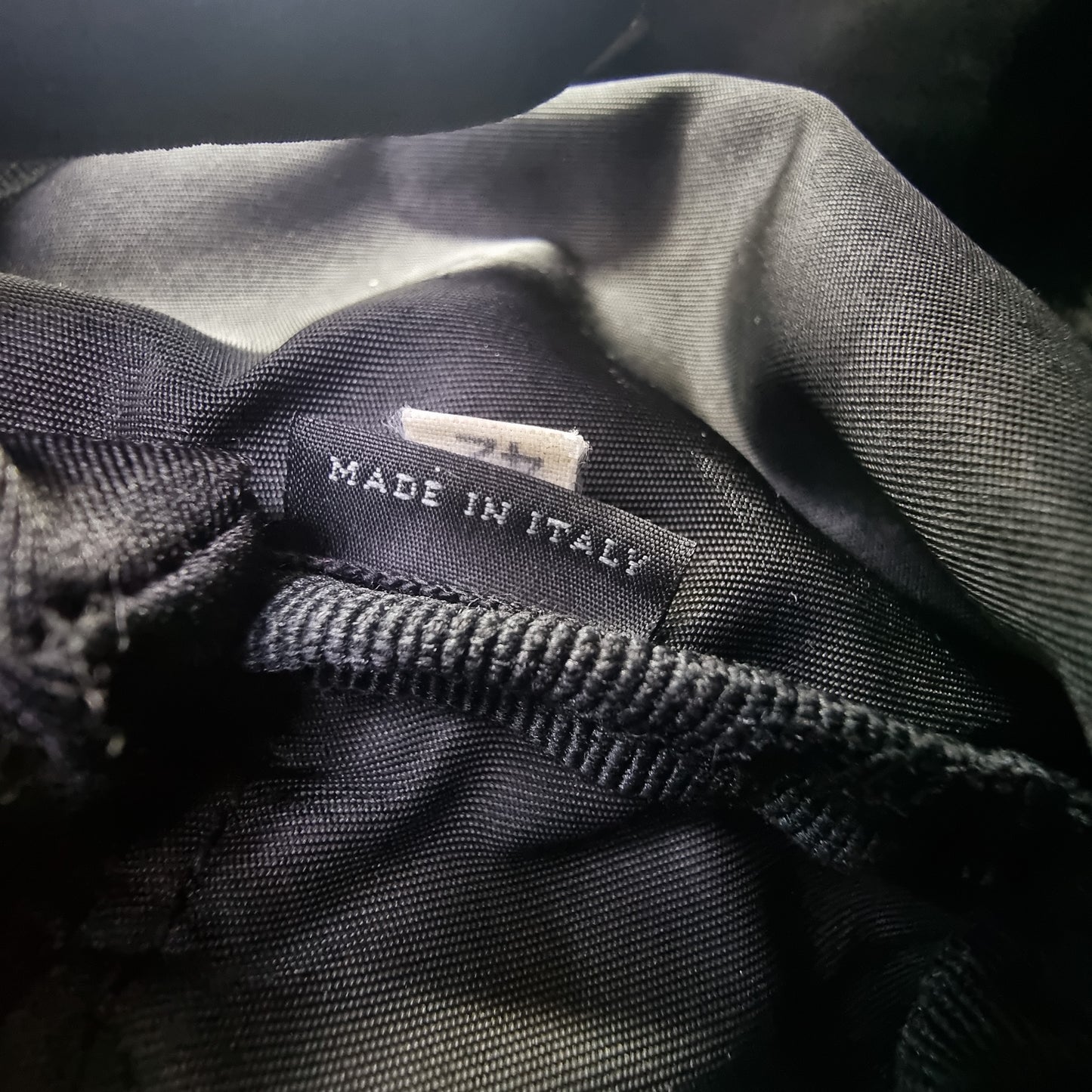 Prada Nylon Mini Pouch Ghw (Black)