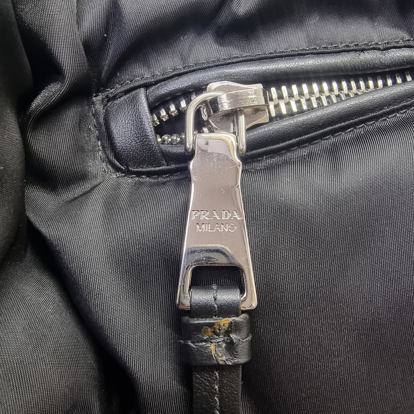 Prada Nylon Bomber Tote Bag Shw (Black)