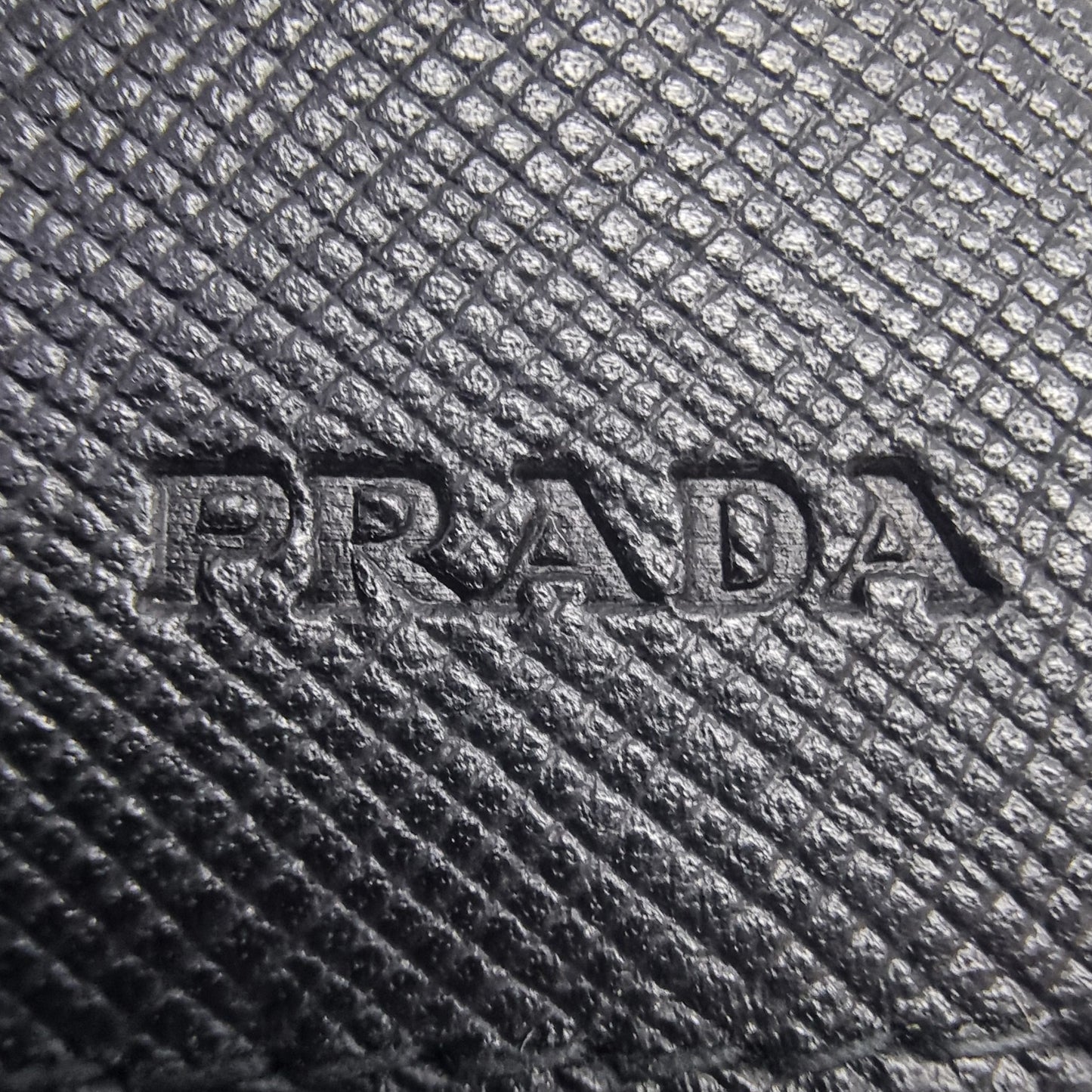 Prada Leather Wallet Cheque Holder (Black)