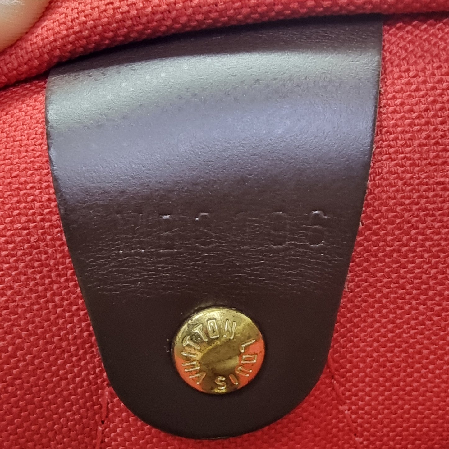 Louis Vuitton 30B Speedy Damier Ebene Ghw