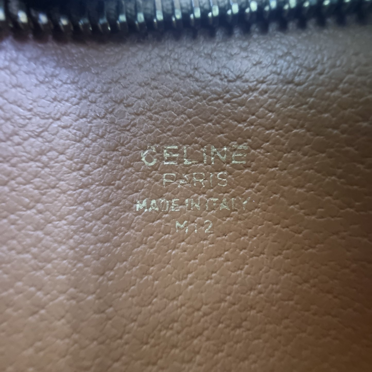 Celine Macadam Canvas Clutch Ghw (Brown)
