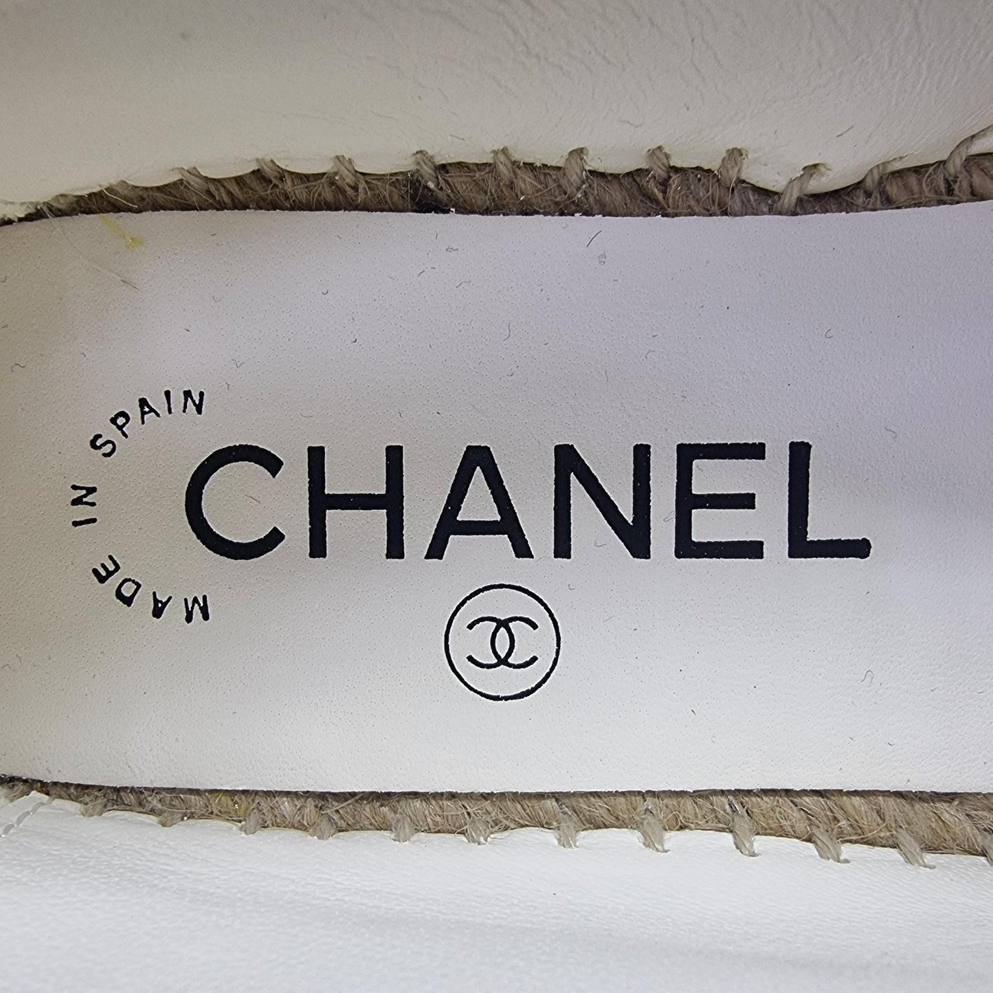 Chanel Espadrilles Metallic Gold Tweet (Yellow/Black)