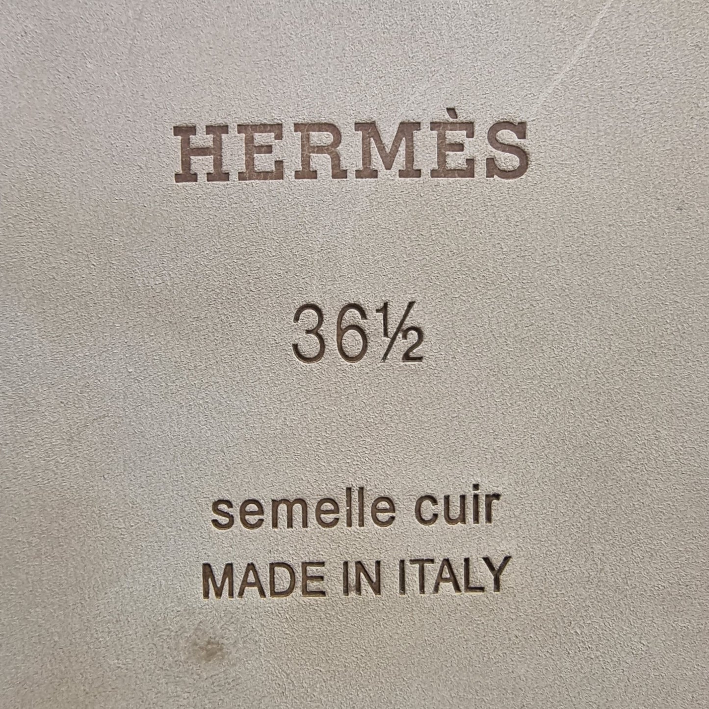 Hermes Oran Sandal (White)