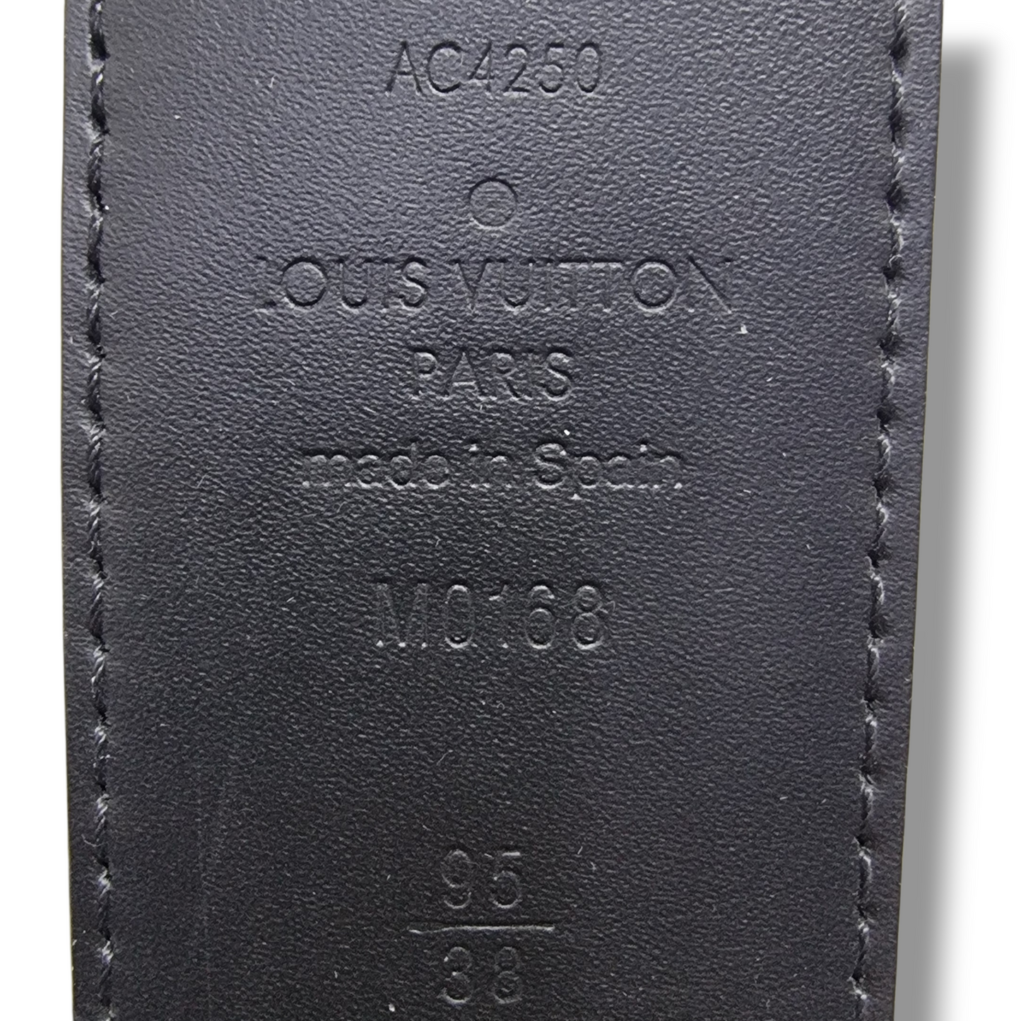 Louis Vuitton Belt Initiales Reversible Monogram Eclipse Black HW