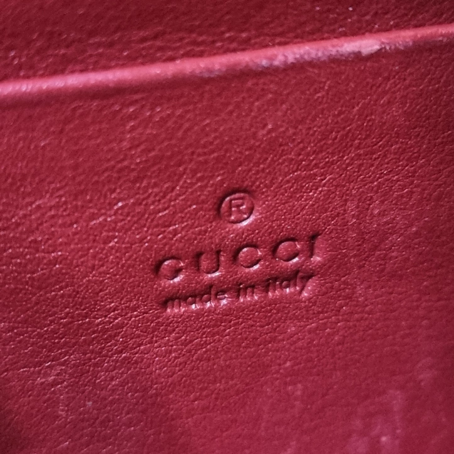 Gucci Marmont Wallet on Chain Ghw (Red)