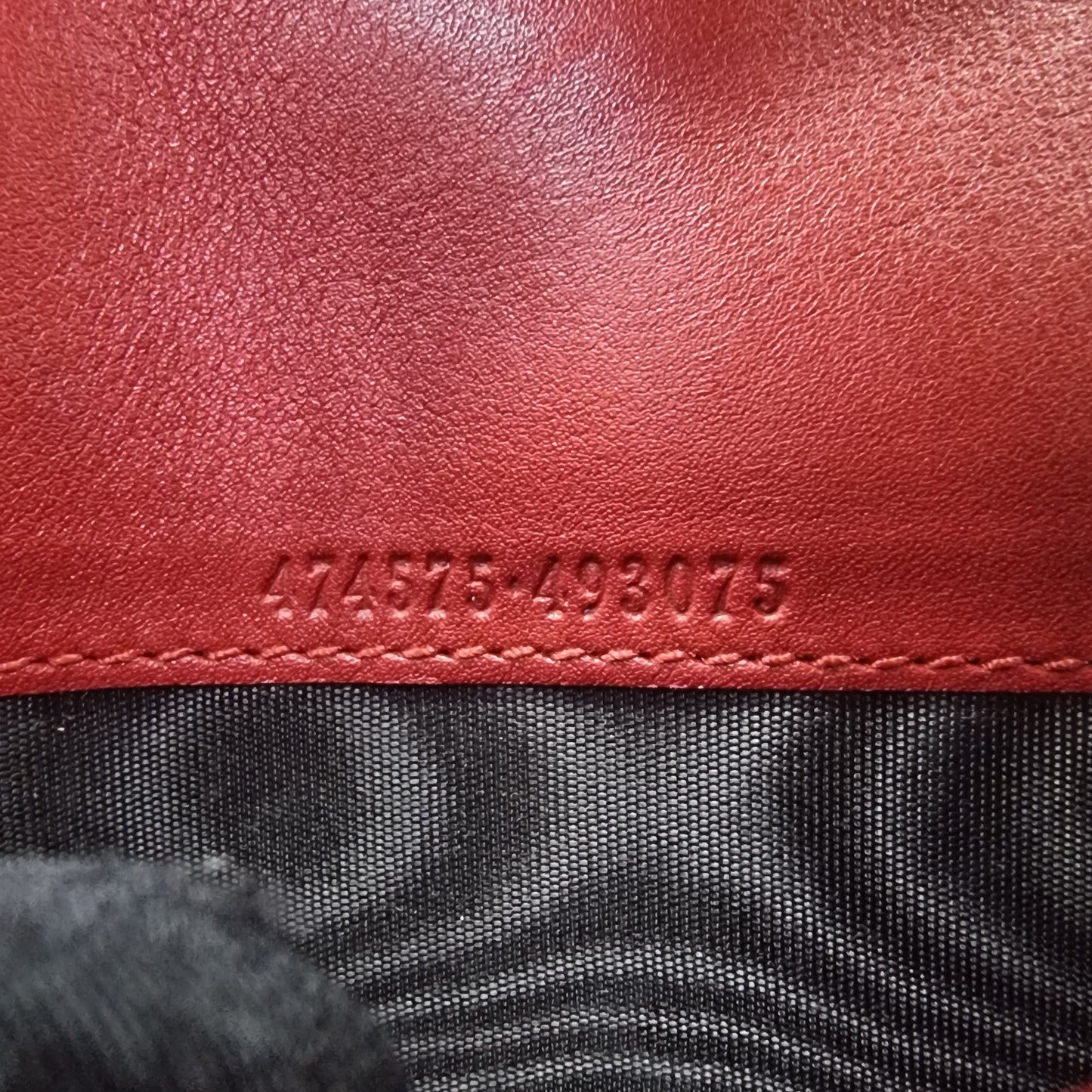 Gucci Marmont Wallet on Chain Ghw (Red)