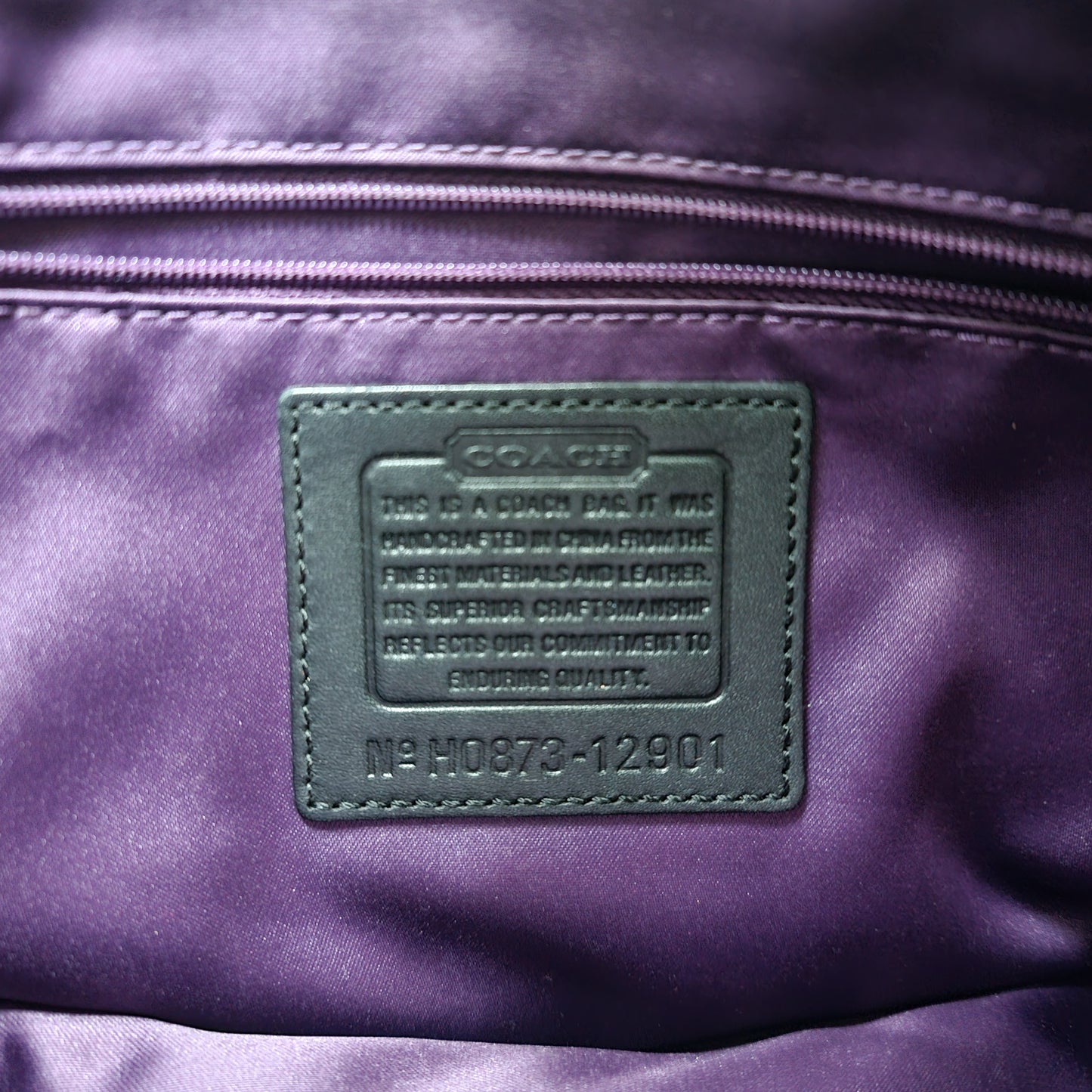 Coach Zoe Patchwork Hobo Bag Shw (Black/Multi)