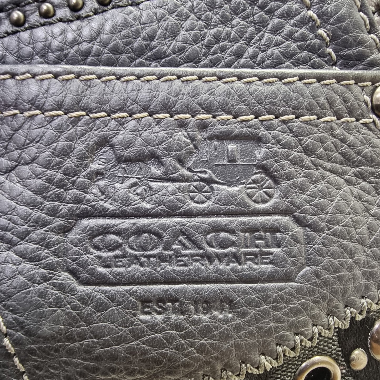 Coach Zoe Patchwork Hobo Bag Shw (Black/Multi)