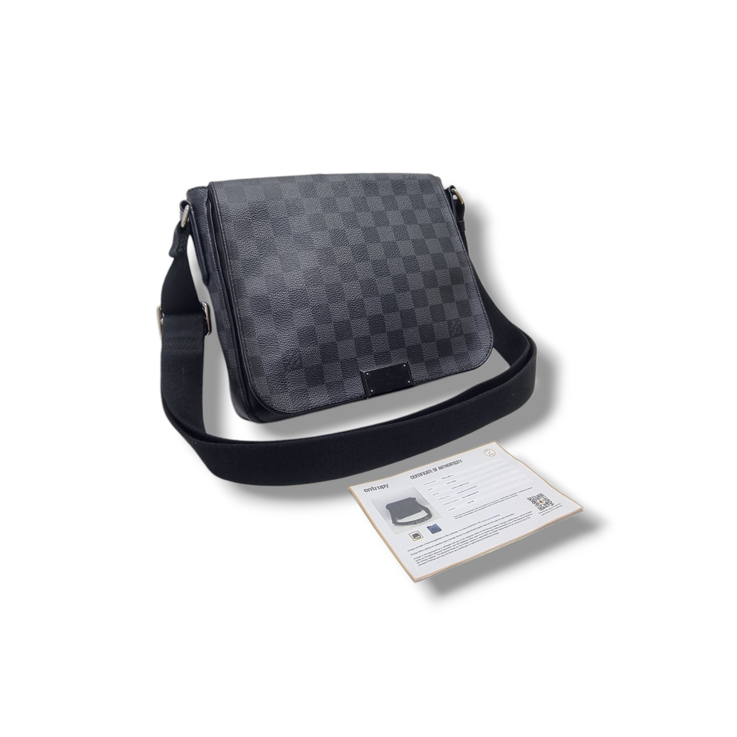 Louis Vuitton District PM Messenger Bag Damier Graphite Shw