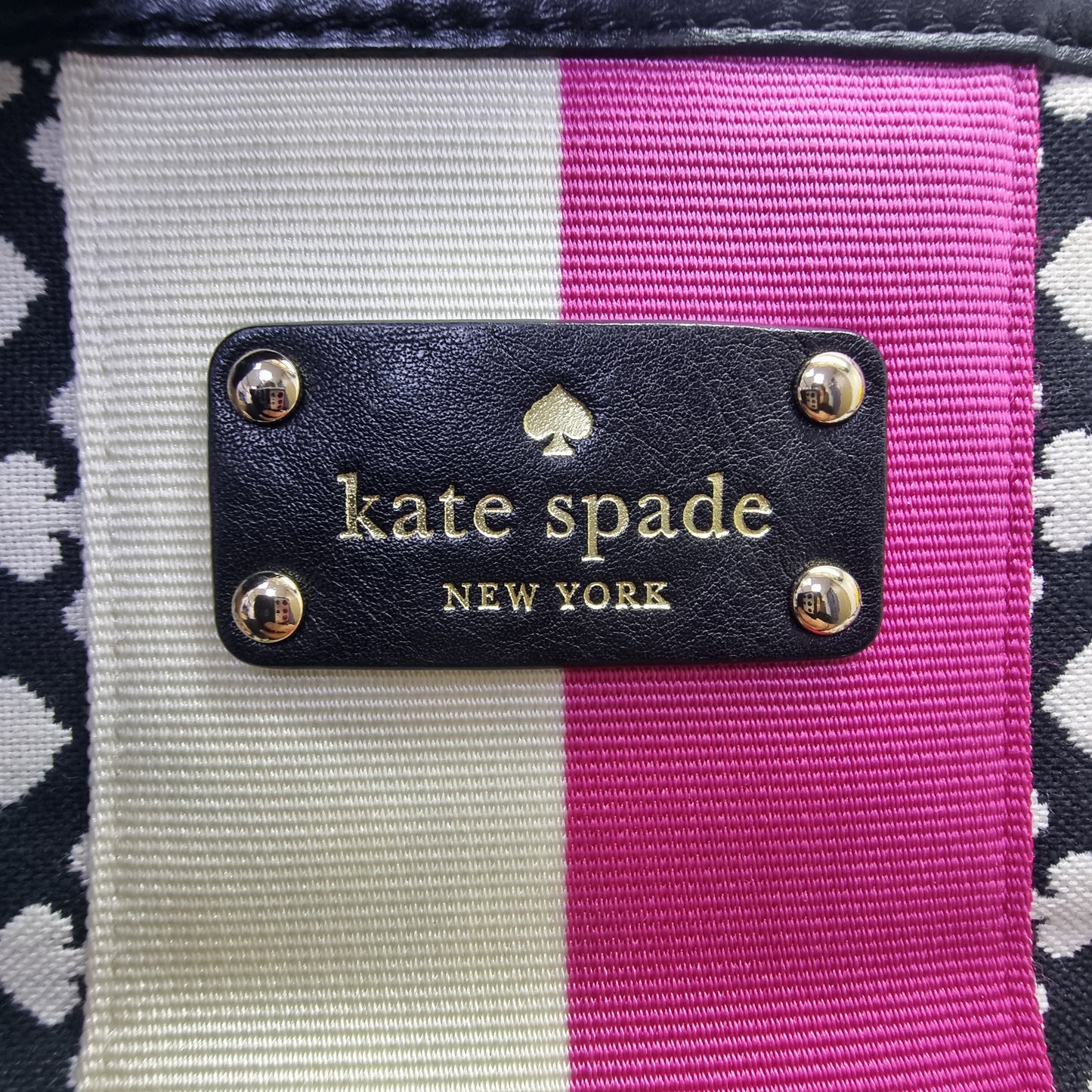 Kate Spade New York Small Harmony Canvas Ghw (Black)
