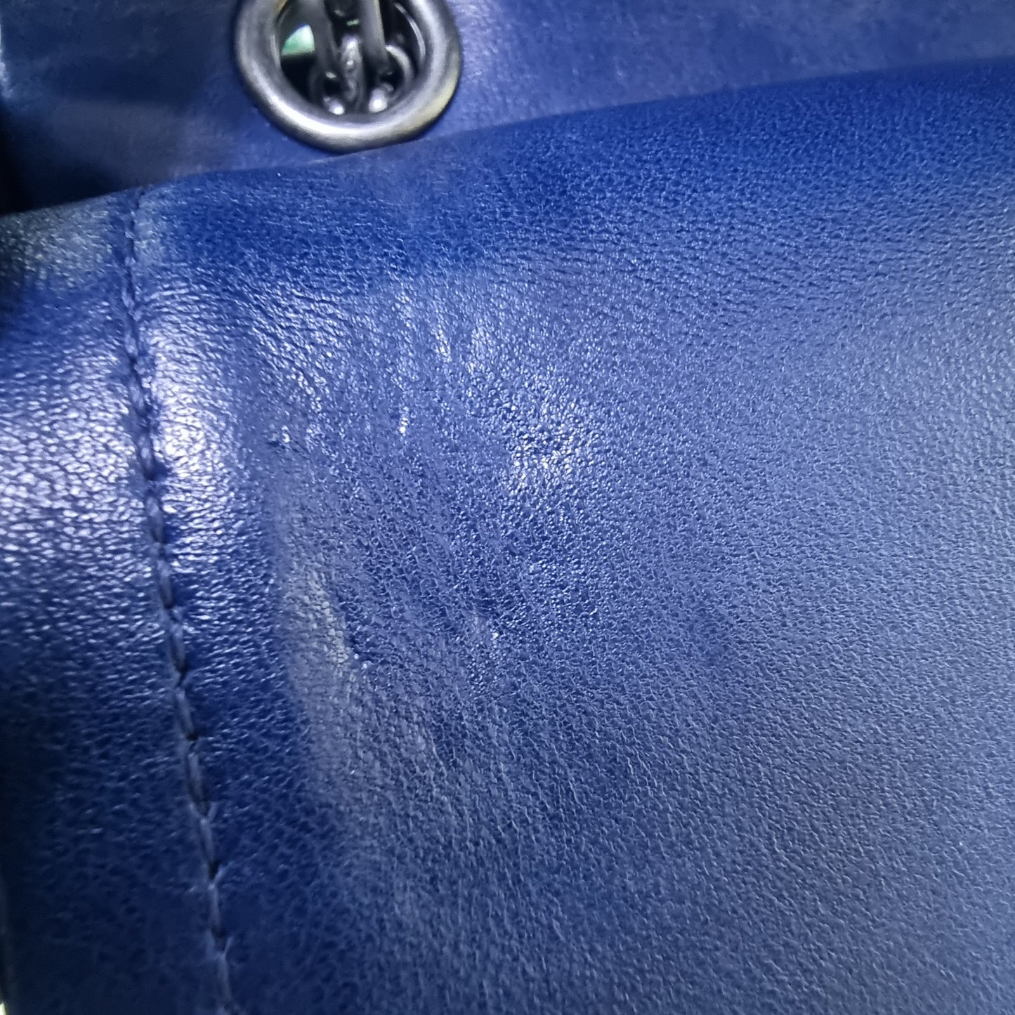 Chanel 2.55 Reissue 266 Lambskin Shw (Navy Blue)