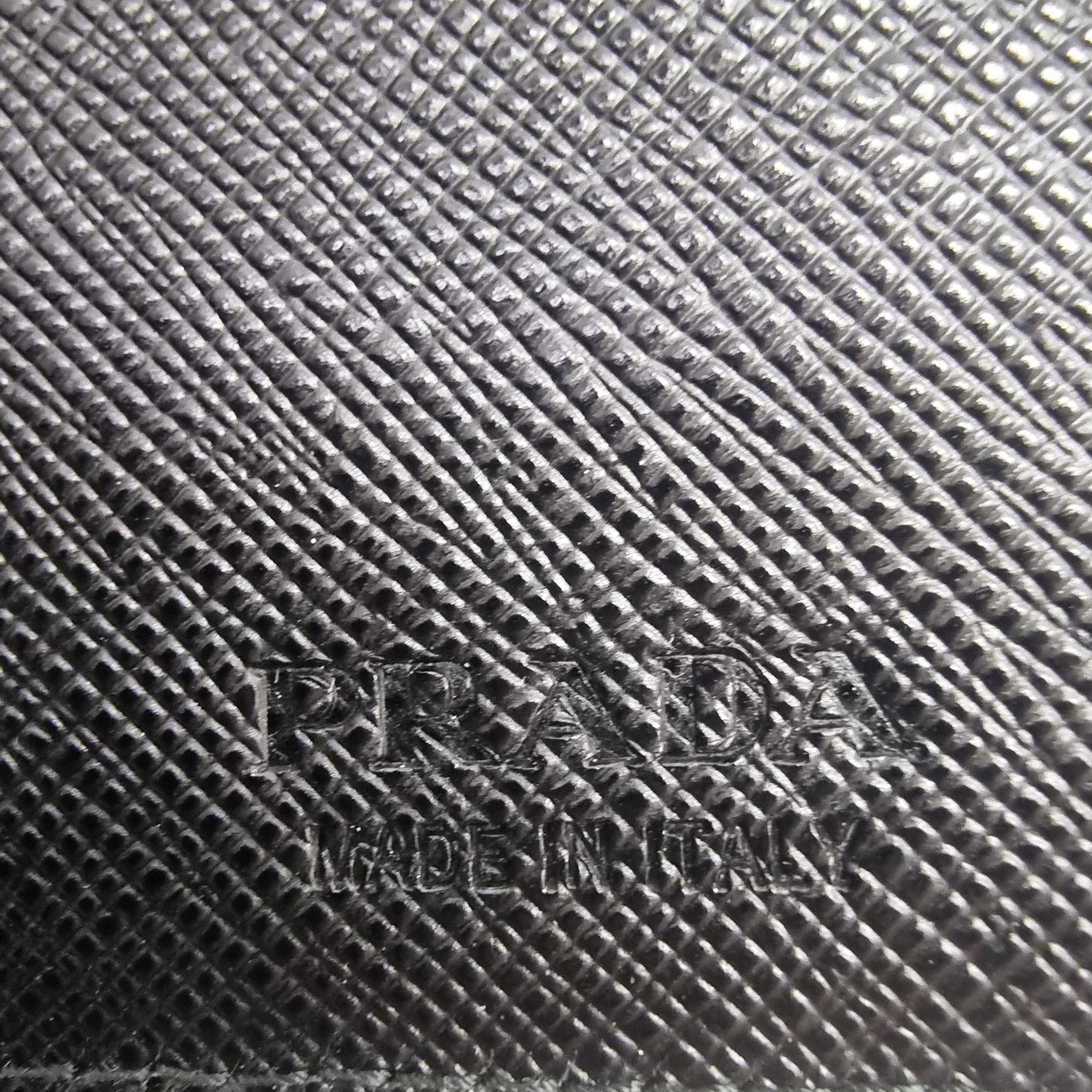 Prada 2MV836 Saffiano Leather Bifold Wallet (Black)