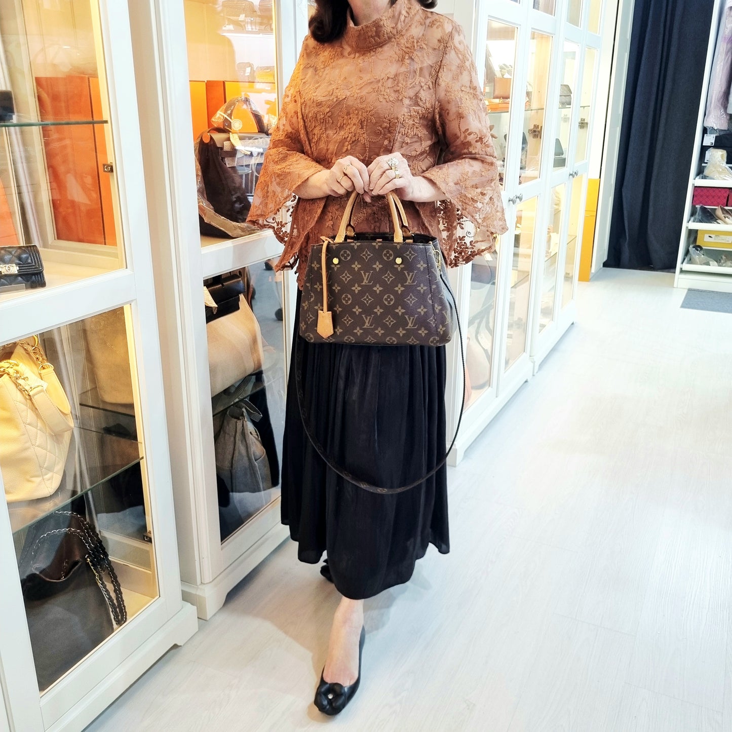 Louis Vuitton Montaigne BB Monogram Ghw