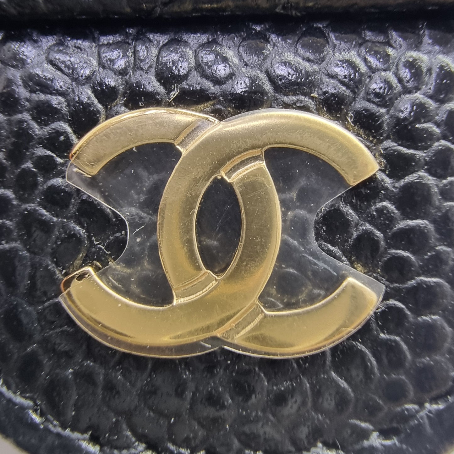 Chanel Classic Flap Card Holder Caviar Ghw (Black)