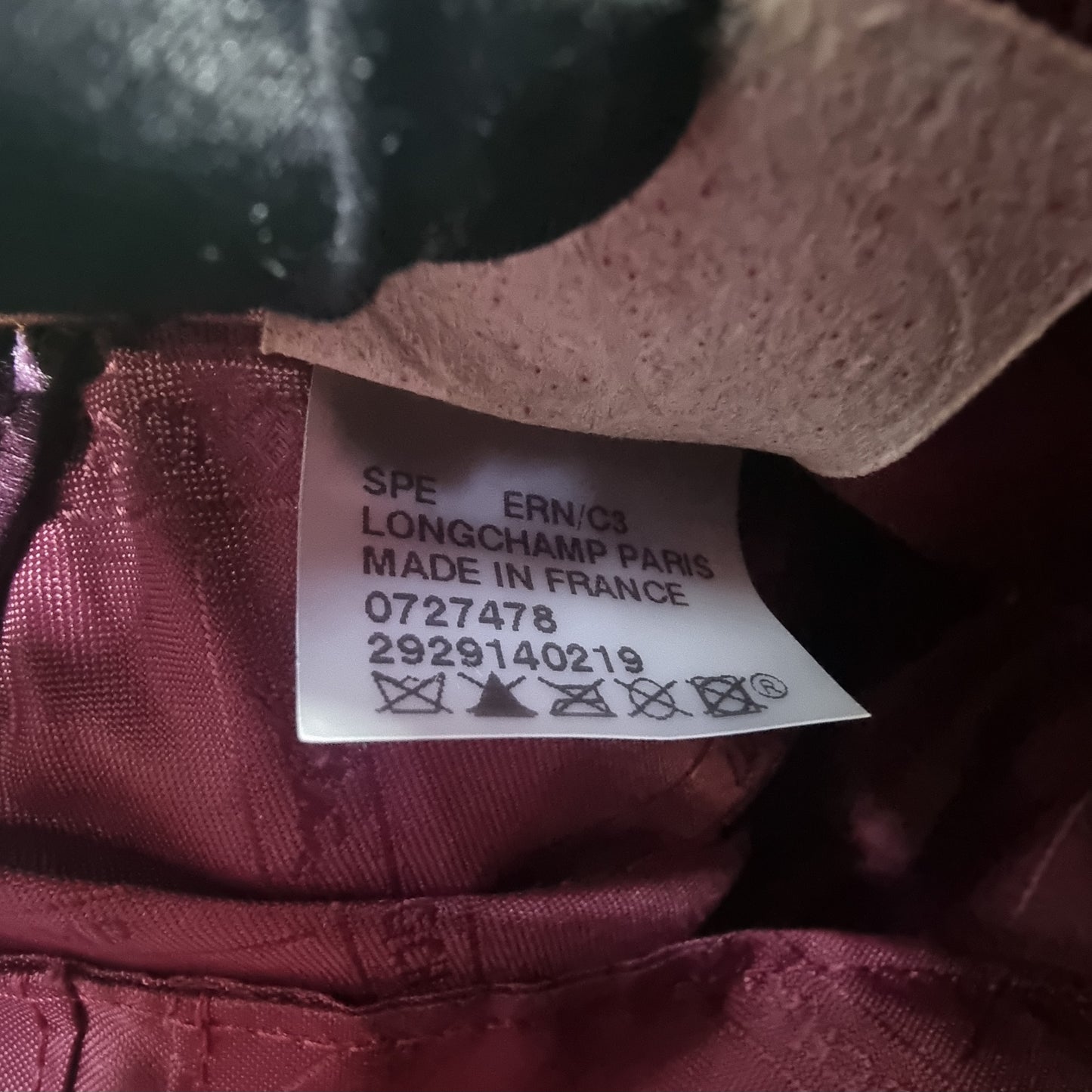 Longchamp Idole Leather Shw (Dark Purple)