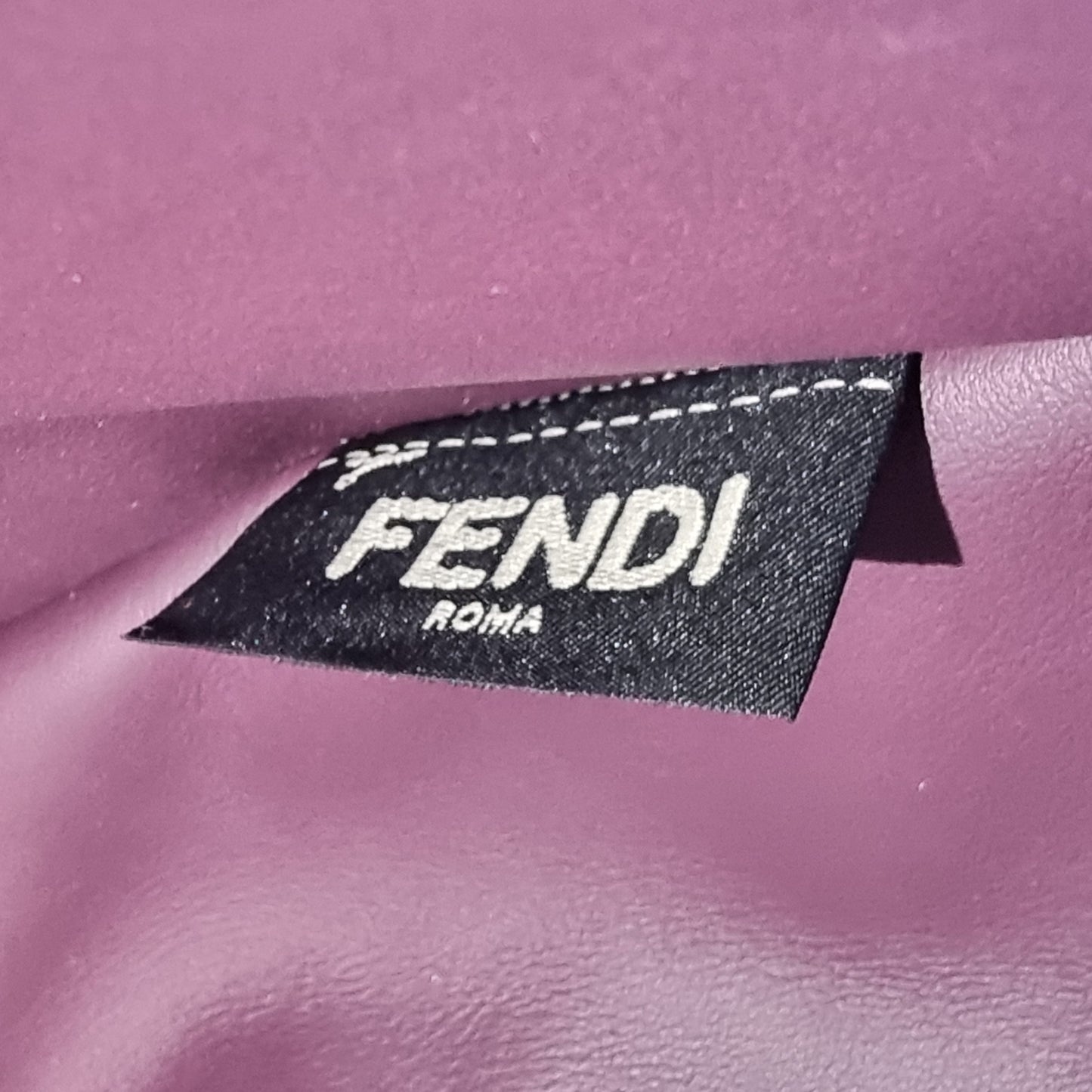 Fendi Petit 2 Jours Leather Tote Bag Shw (Grey)