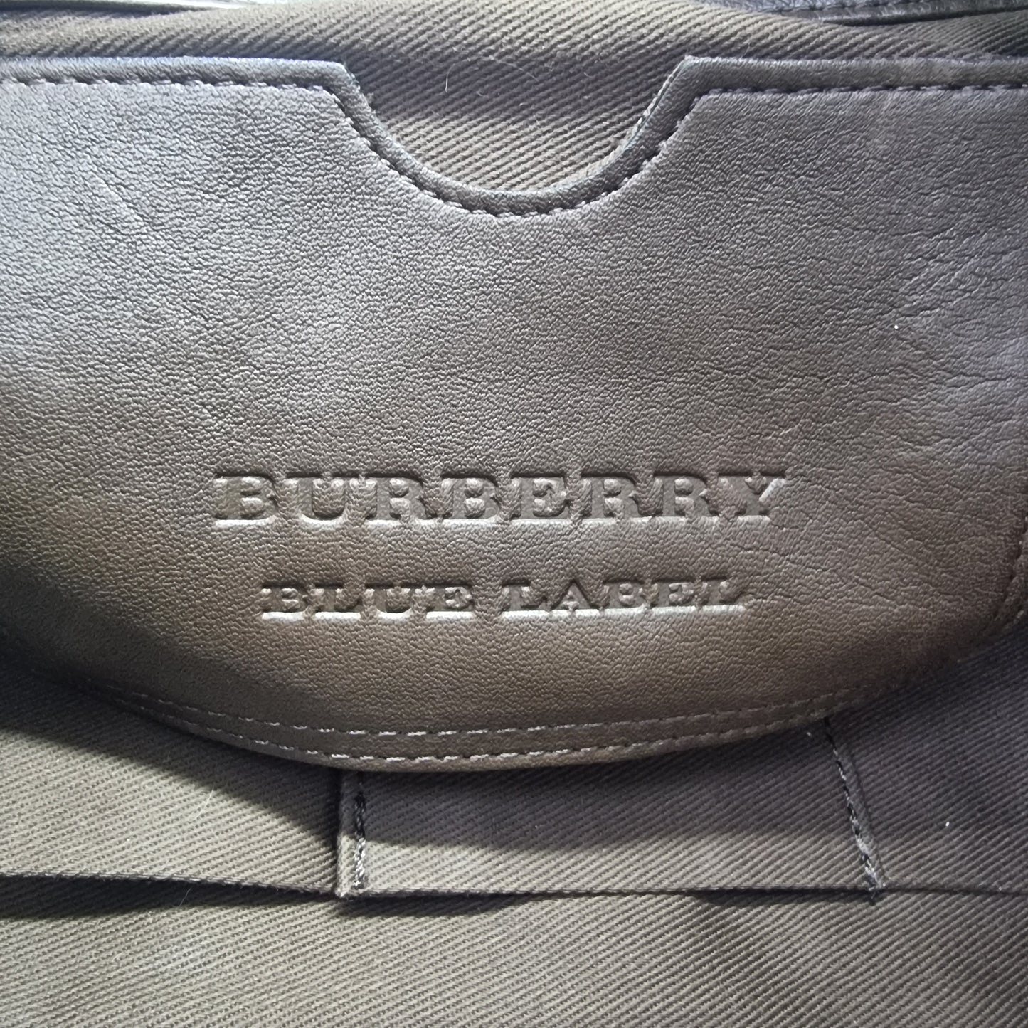 Blue Label Burberry Corduroy Crossbody Shw (Brown)