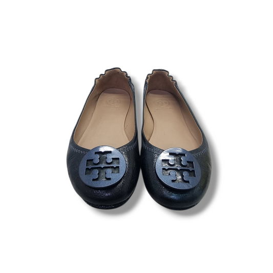 Tory Burch Minnie Travel Ballet Flat (Dark Green)