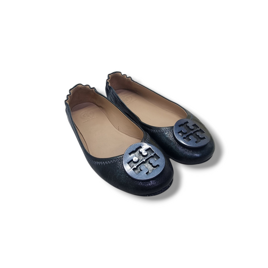 Tory Burch Minnie Travel Ballet Flat (Dark Green)