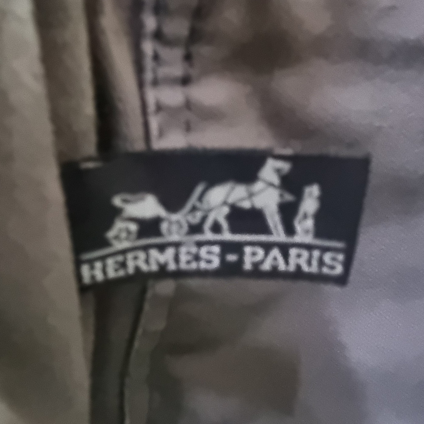 Hermes Fourre Tout PM Canvas Top Handle Phw (Grey)
