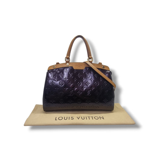 Louis Vuitton Brea MM Amarante Monogram Vernis Ghw
