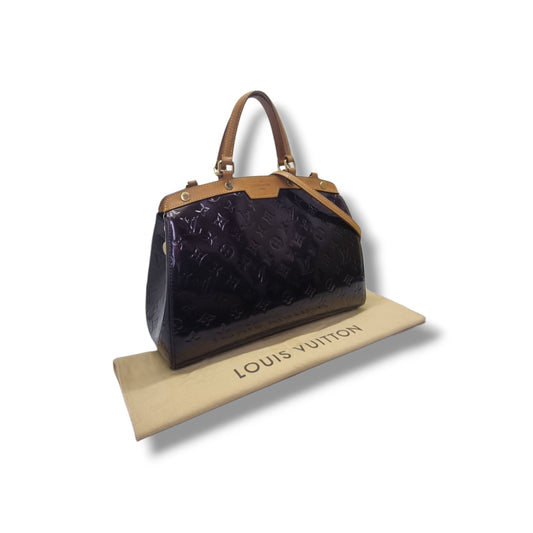 Louis Vuitton Brea MM Amarante Monogram Vernis Ghw