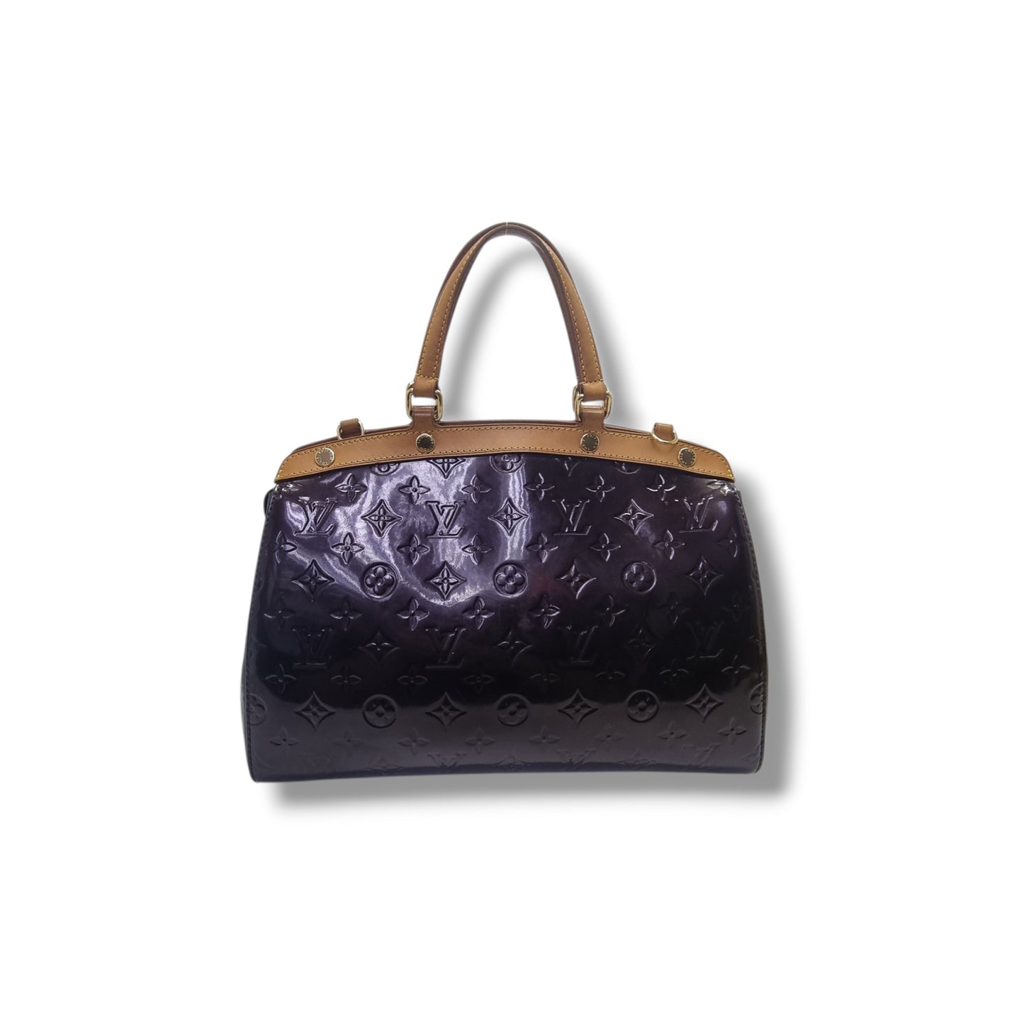 Louis Vuitton Brea MM Amarante Monogram Vernis Ghw