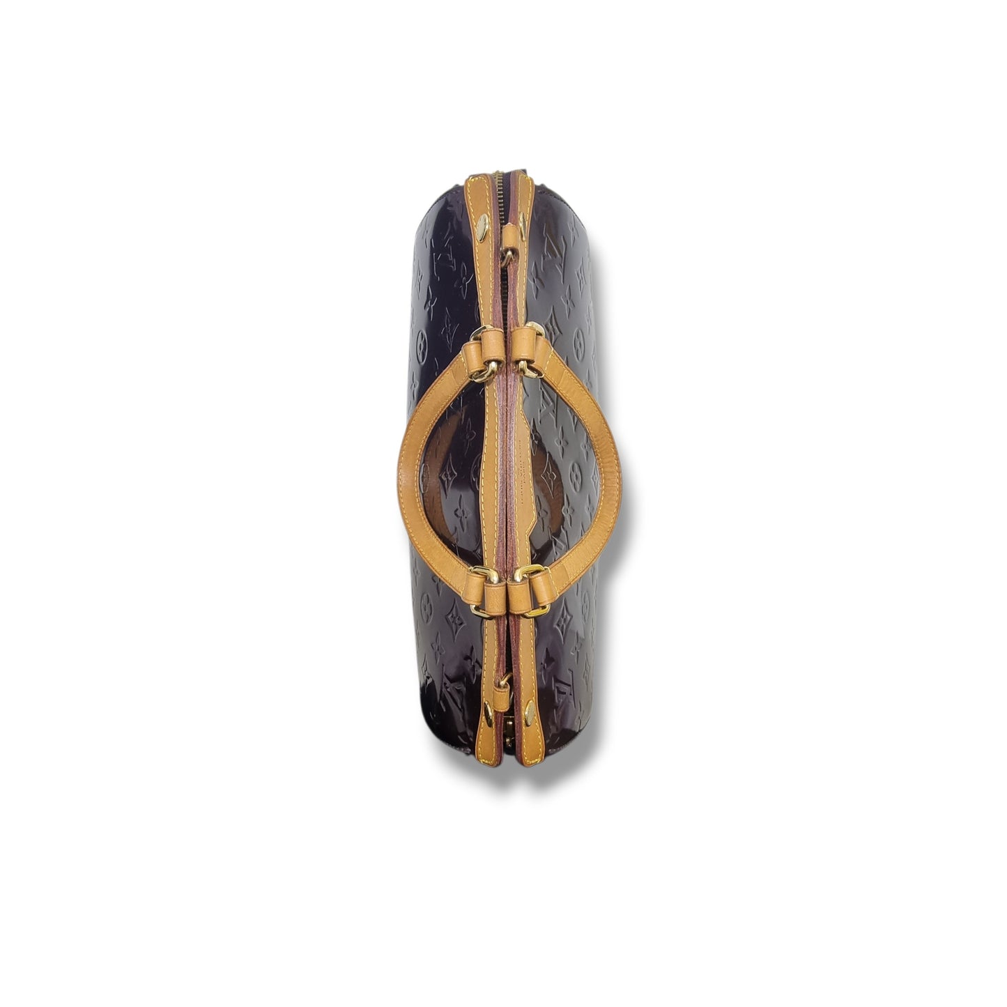 Louis Vuitton Brea MM Amarante Monogram Vernis Ghw