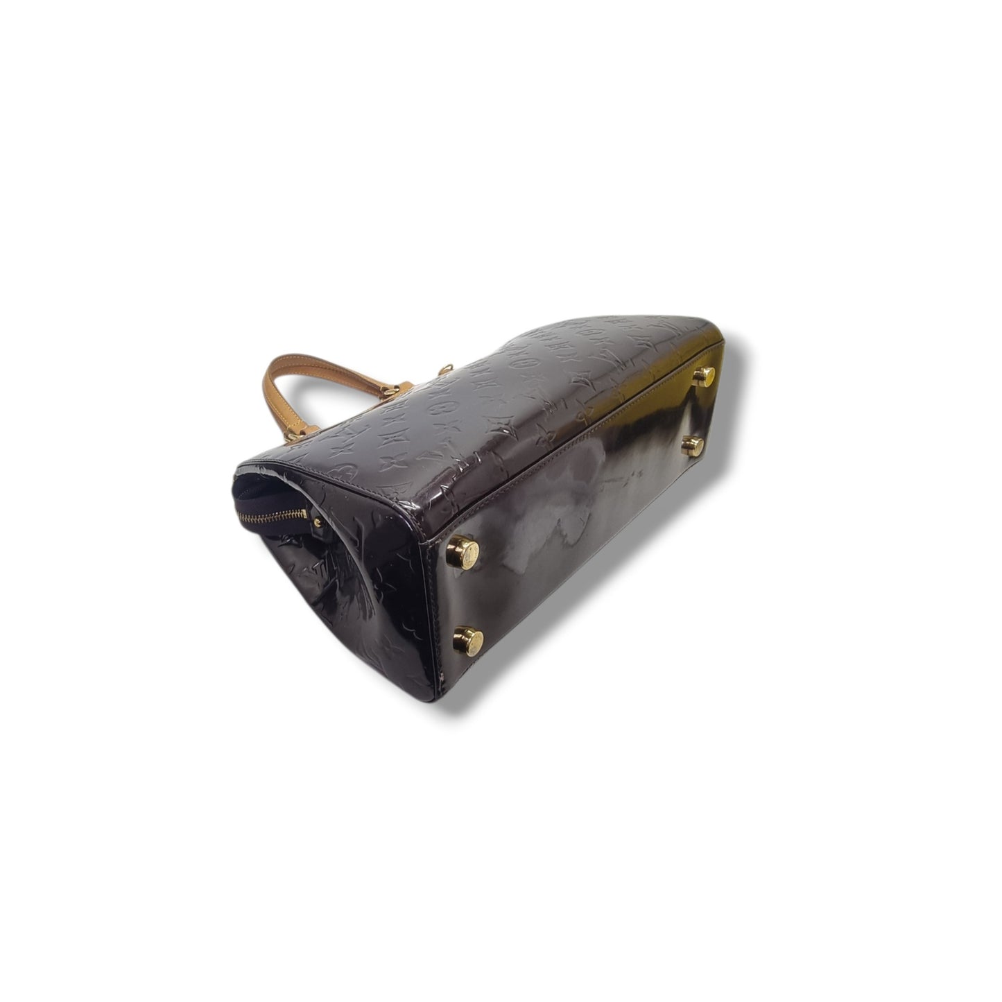 Louis Vuitton Brea MM Amarante Monogram Vernis Ghw