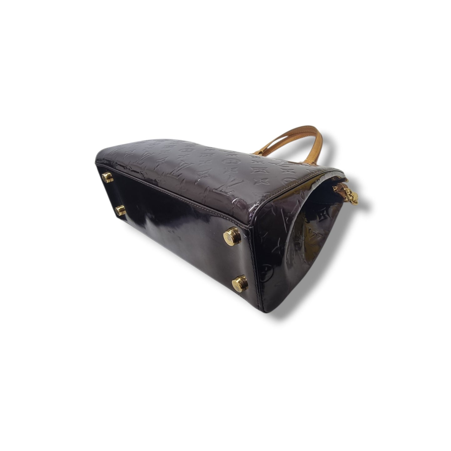 Louis Vuitton Brea MM Amarante Monogram Vernis Ghw